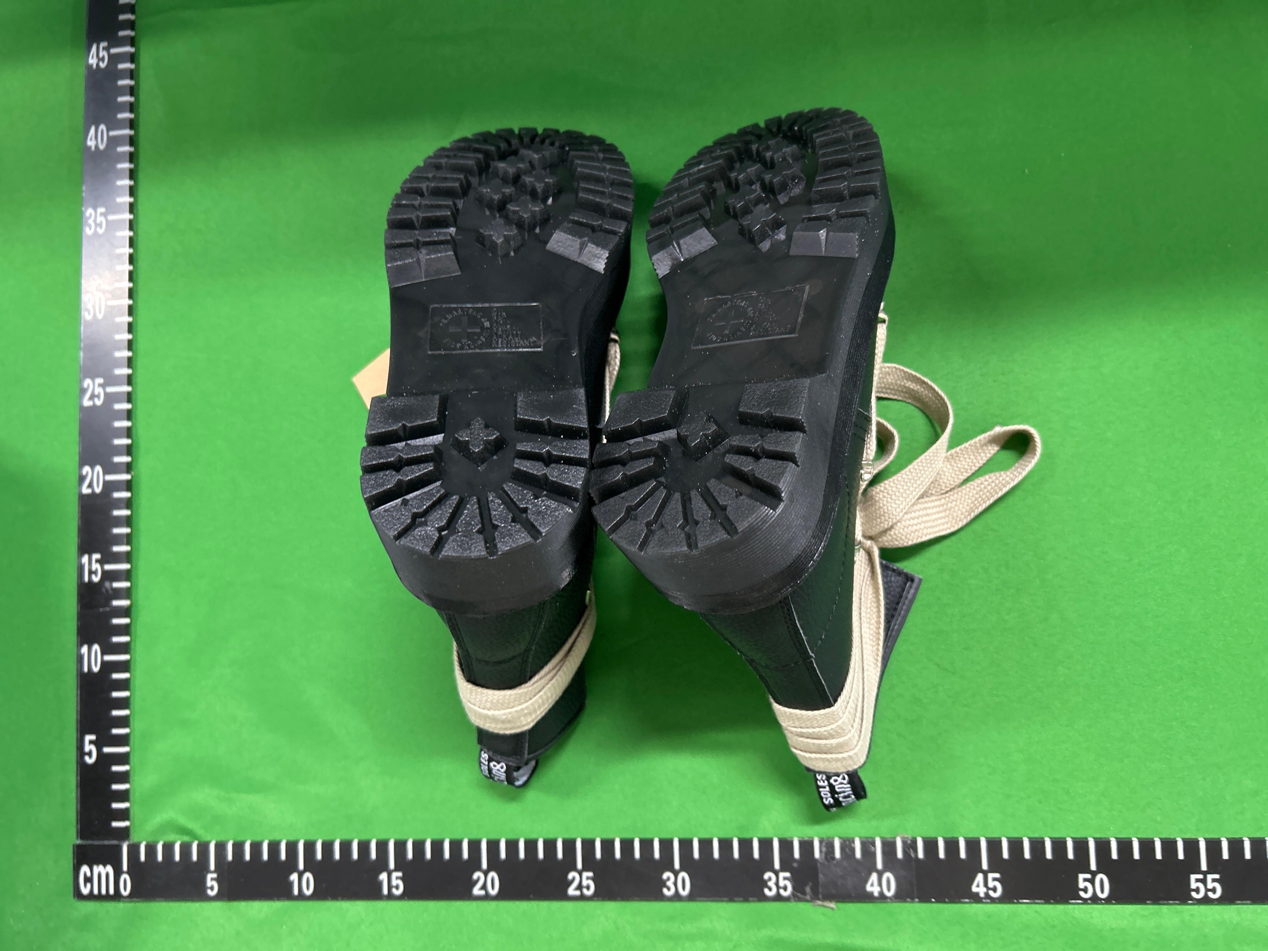 Foto QC 6 de Rick Owens 1460 Bex Leather Platform Boots x Dr. Martens Jumbo Lace Pentagram Black