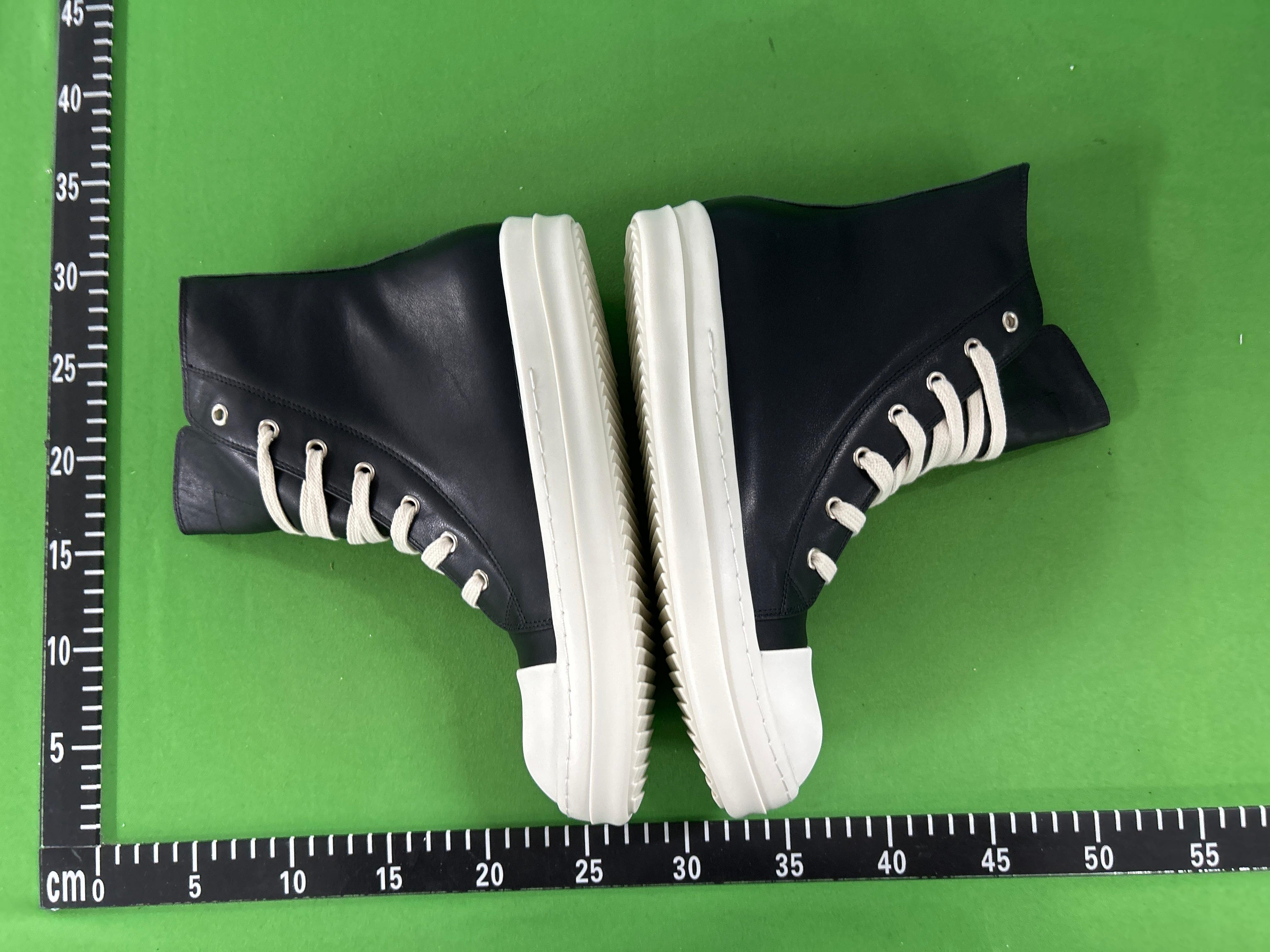 Foto QC 5 de Rick Owens DRKSHDW Megalace Sneaks High Black Milk