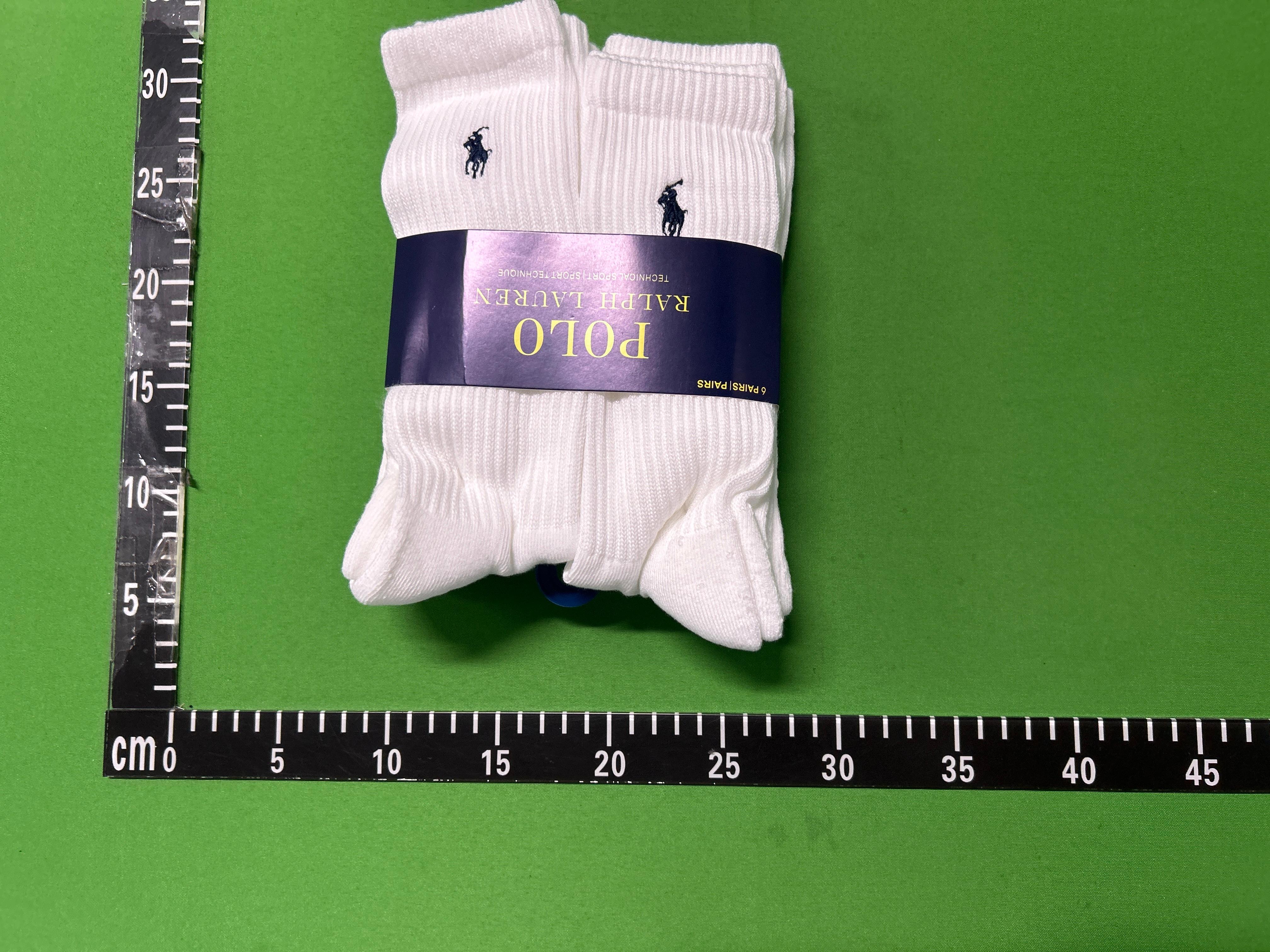 Foto QC 3 de Polo Ralph Lauren Classic Sport Ankle Socks 6-Pack White