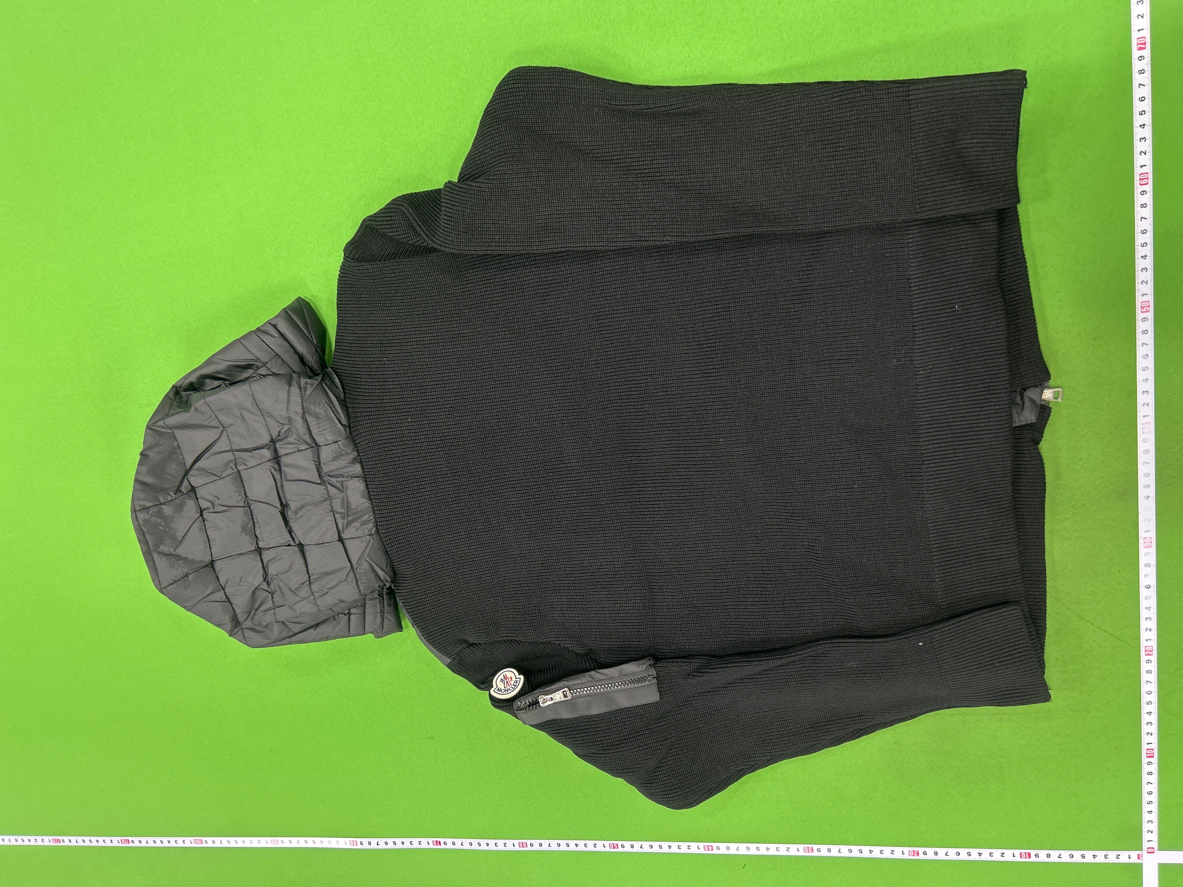 Foto QC 2 de Moncler Cardigan Jacket Knit Quilted Down White