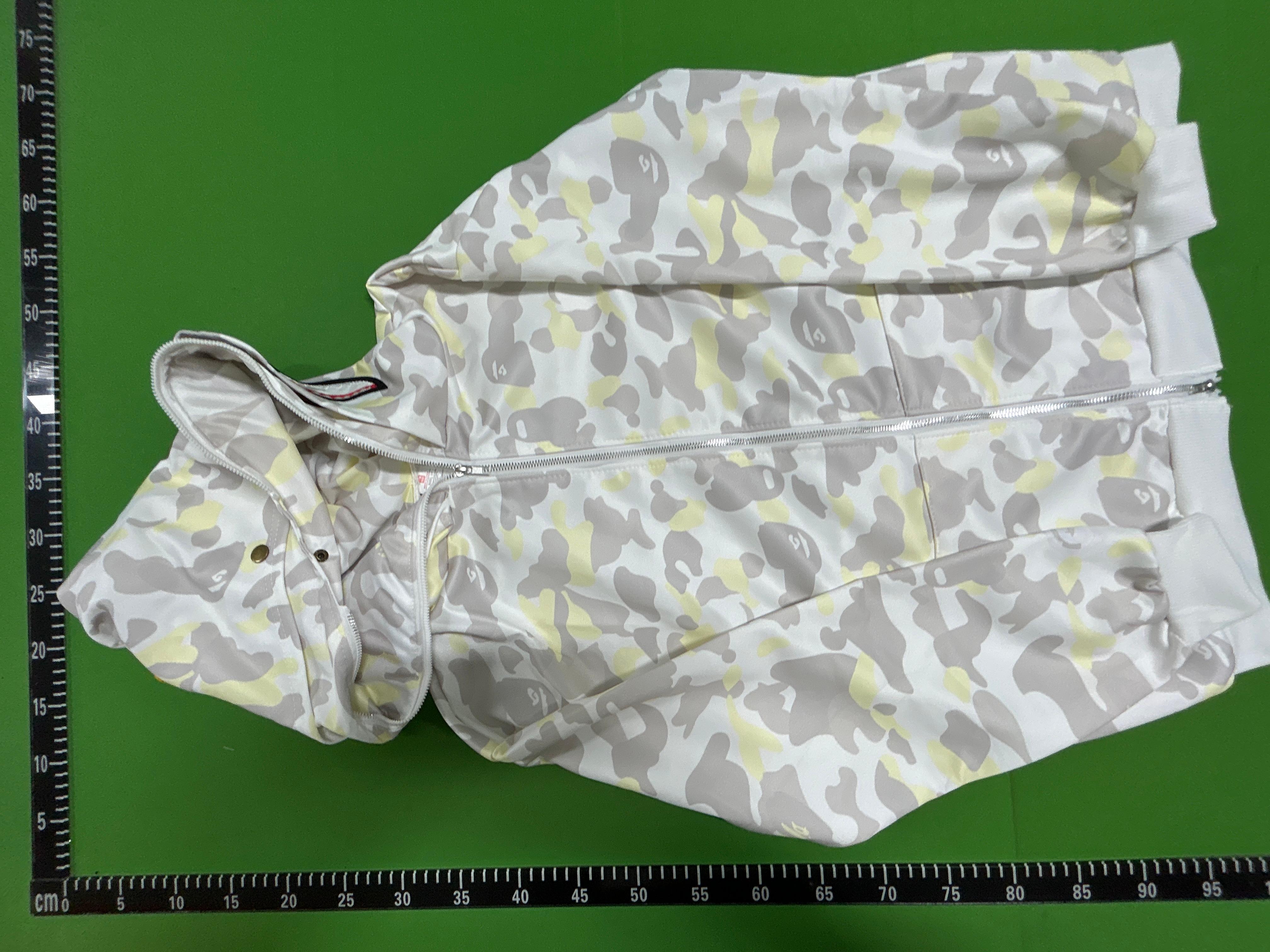 Foto QC 3 de Bape ABC Camo Zip Sweater Shark Double Hood Pink