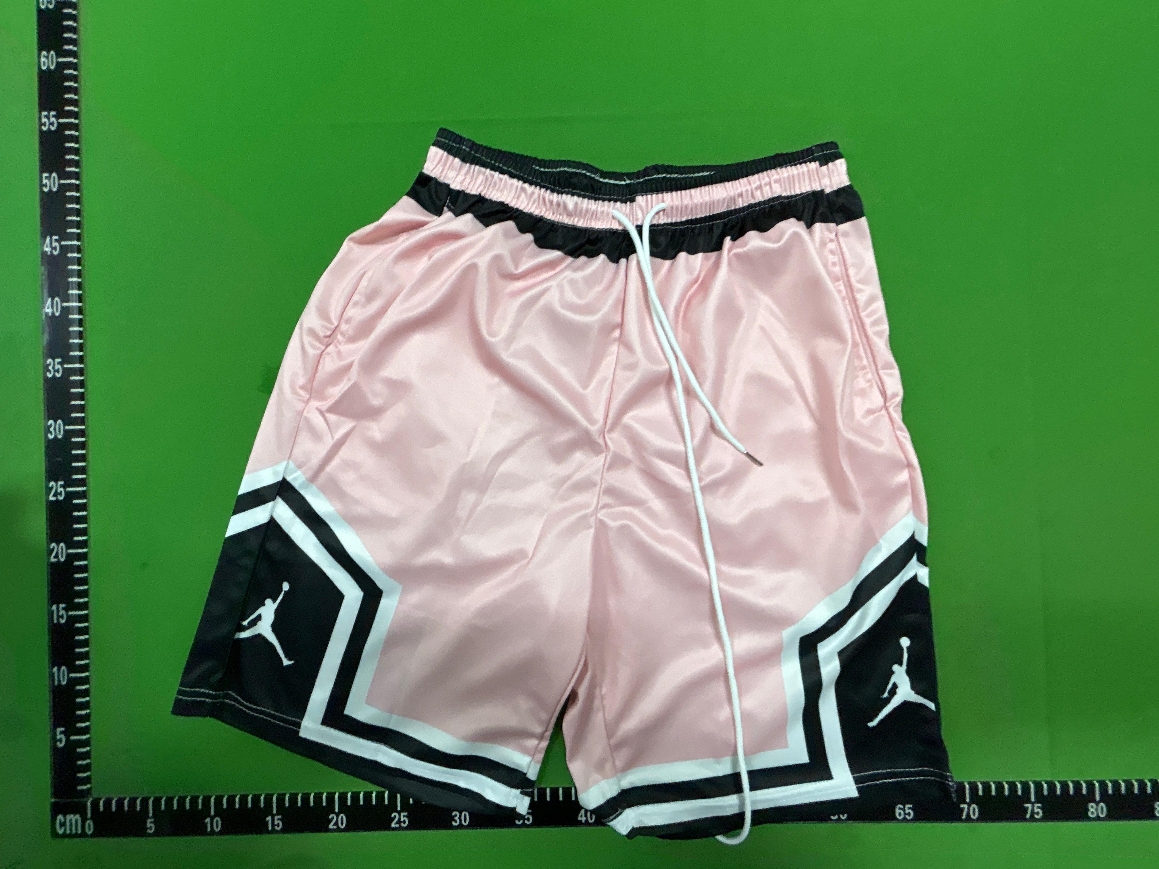 Foto QC 7 de Jordan Basketball Shorts Mesh 3D Digital Print Black White