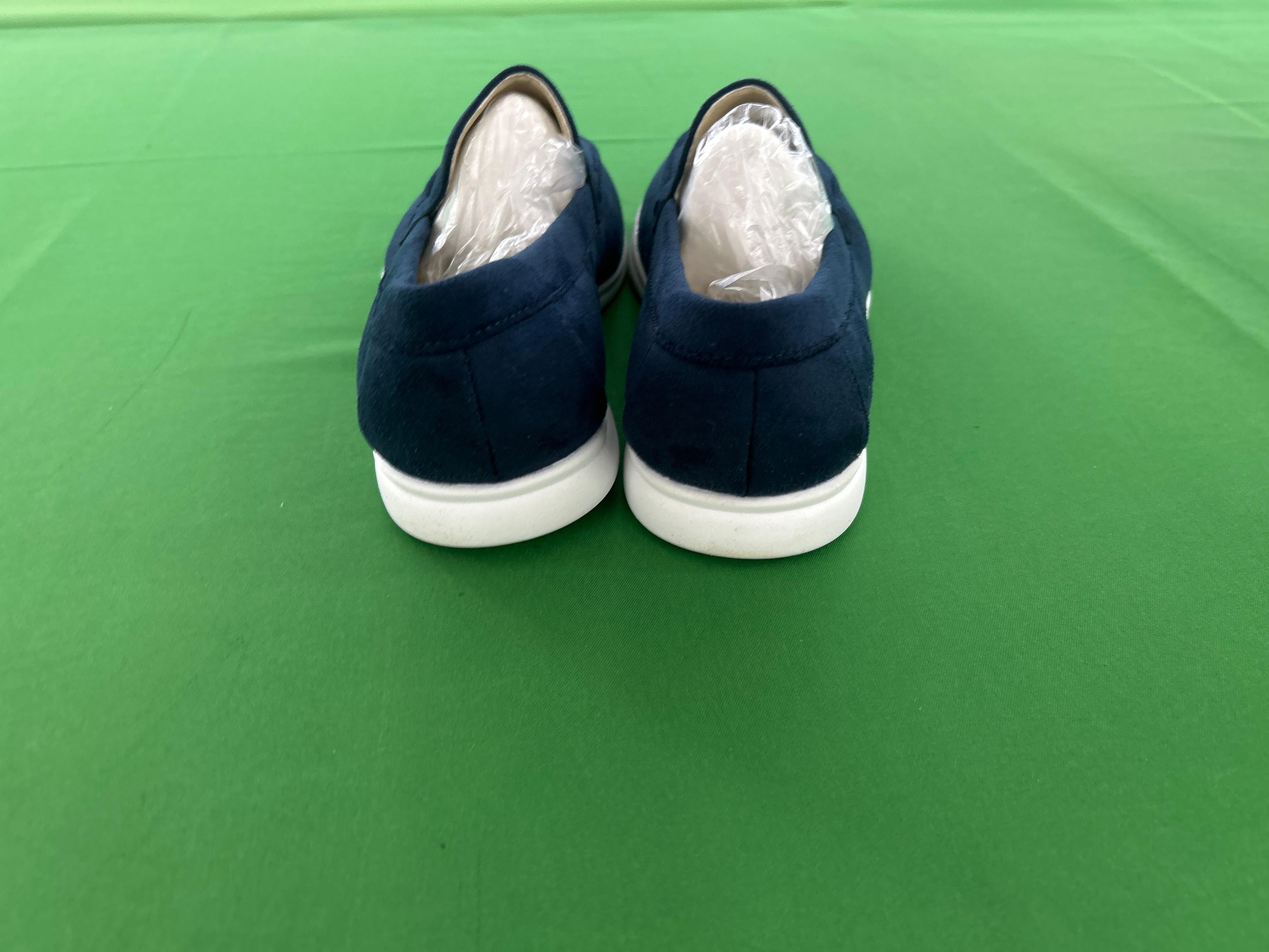 Foto QC 3 de Generic Loafers Suede Slip-On Brown White Sole