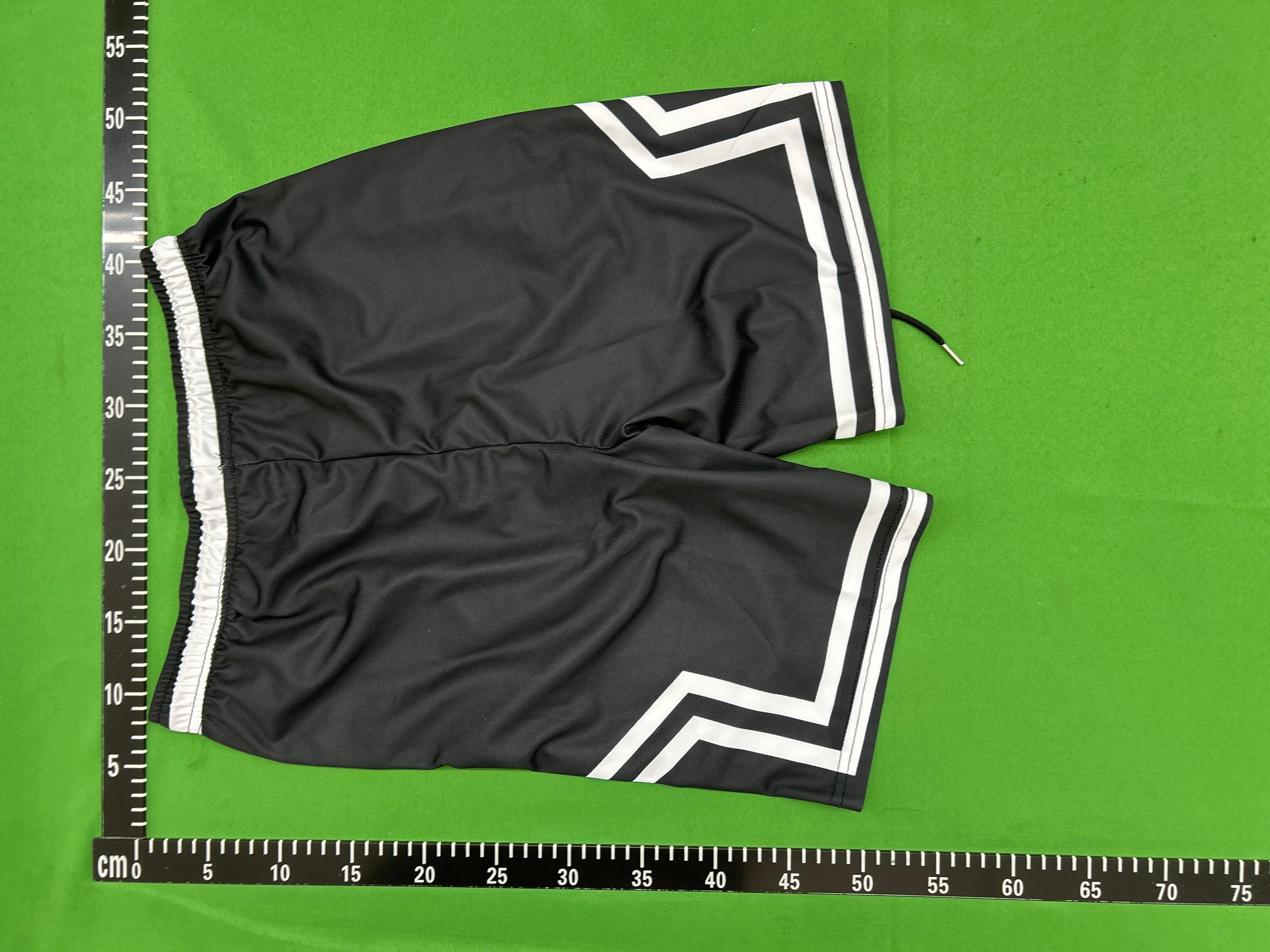 Foto QC 4 de Jordan Basketball Shorts Mesh 3D Digital Print Black White