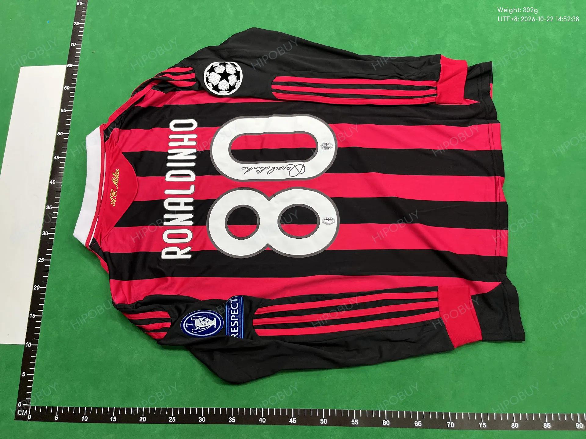 Foto QC 7 de Nike x Manchester United Retro 2003/04 Signed Cristiano Ronaldo Home Long Sleeve Jersey Red