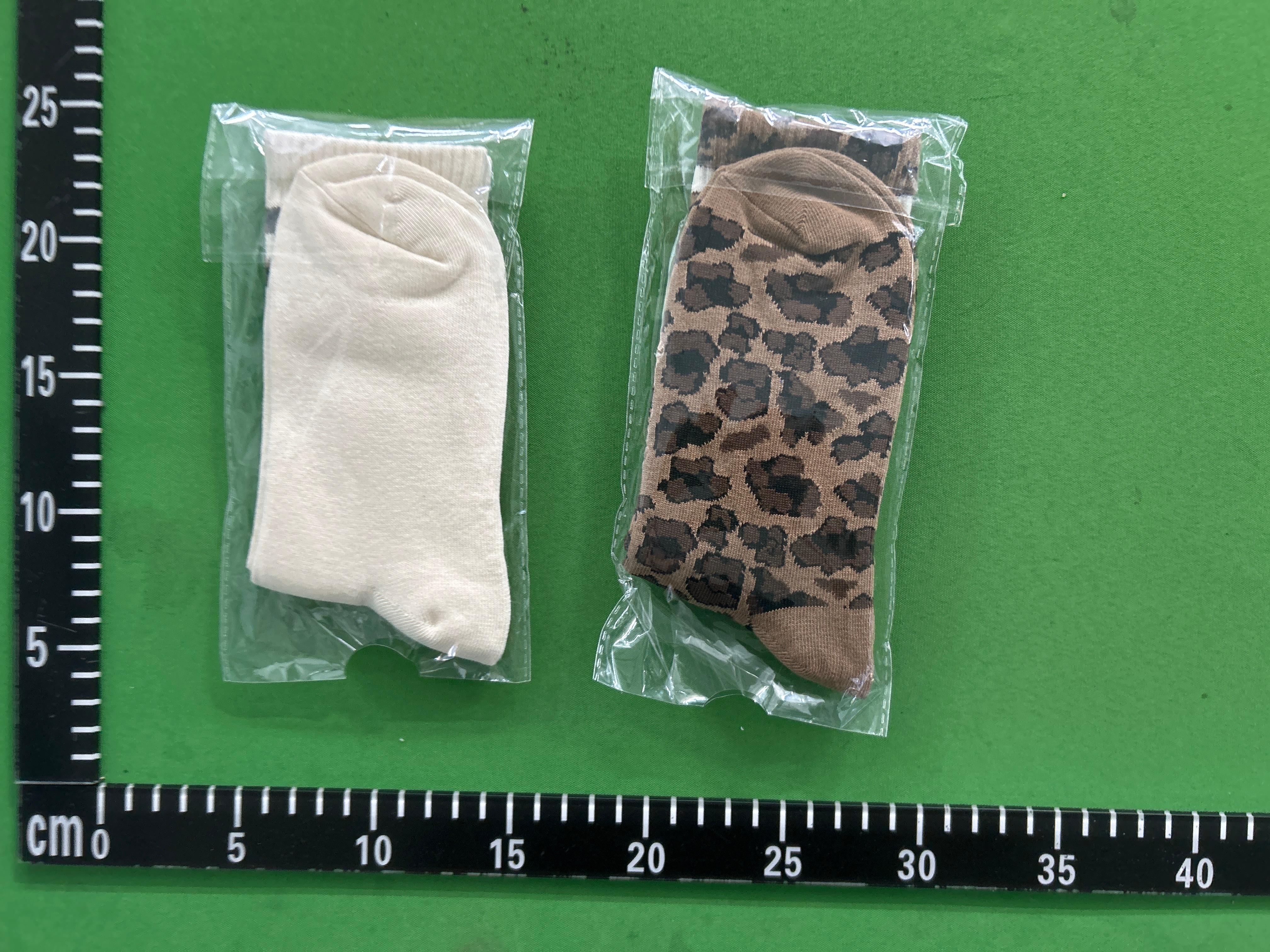 Foto QC 4 de adidas Originals Leopard Print Crew Socks Multicolor White