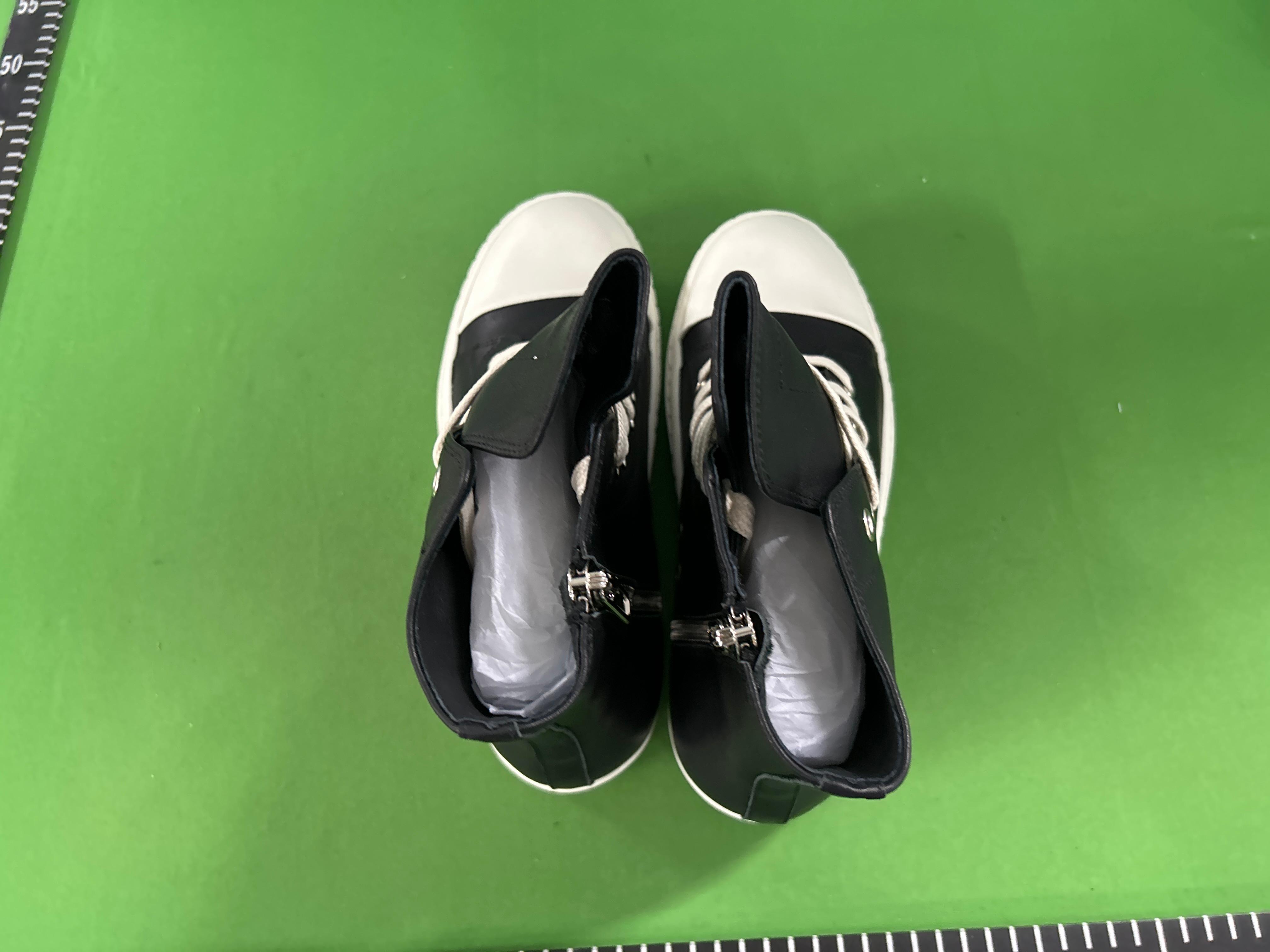 Foto QC 3 de Rick Owens DRKSHDW Megalace Sneaks High Black Milk