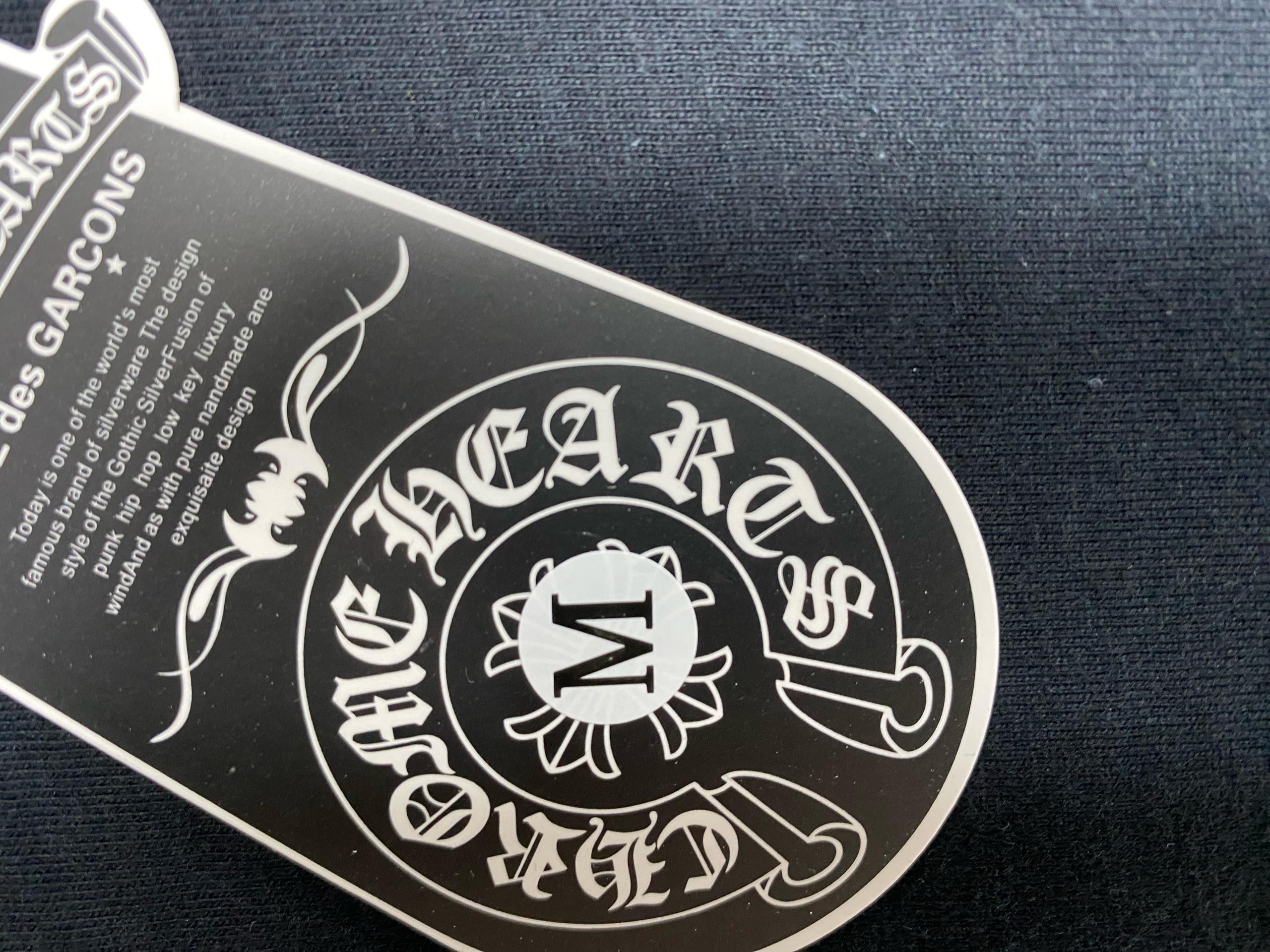 Foto QC 3 de Chrome Hearts T-shirt Praying Hands Cross Black