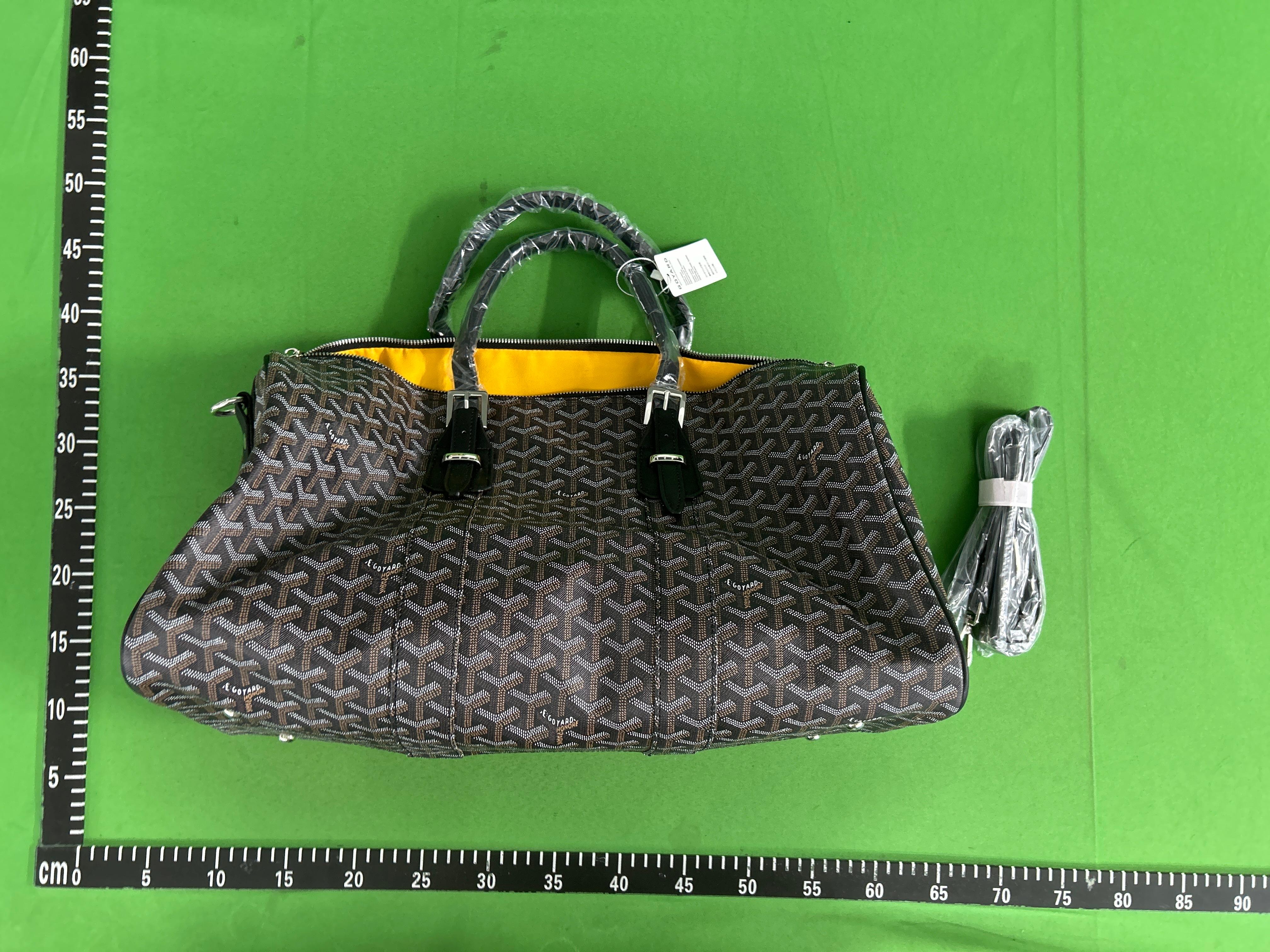 Foto QC 8 de Goyard Boston 50 Green Goyardine Canvas