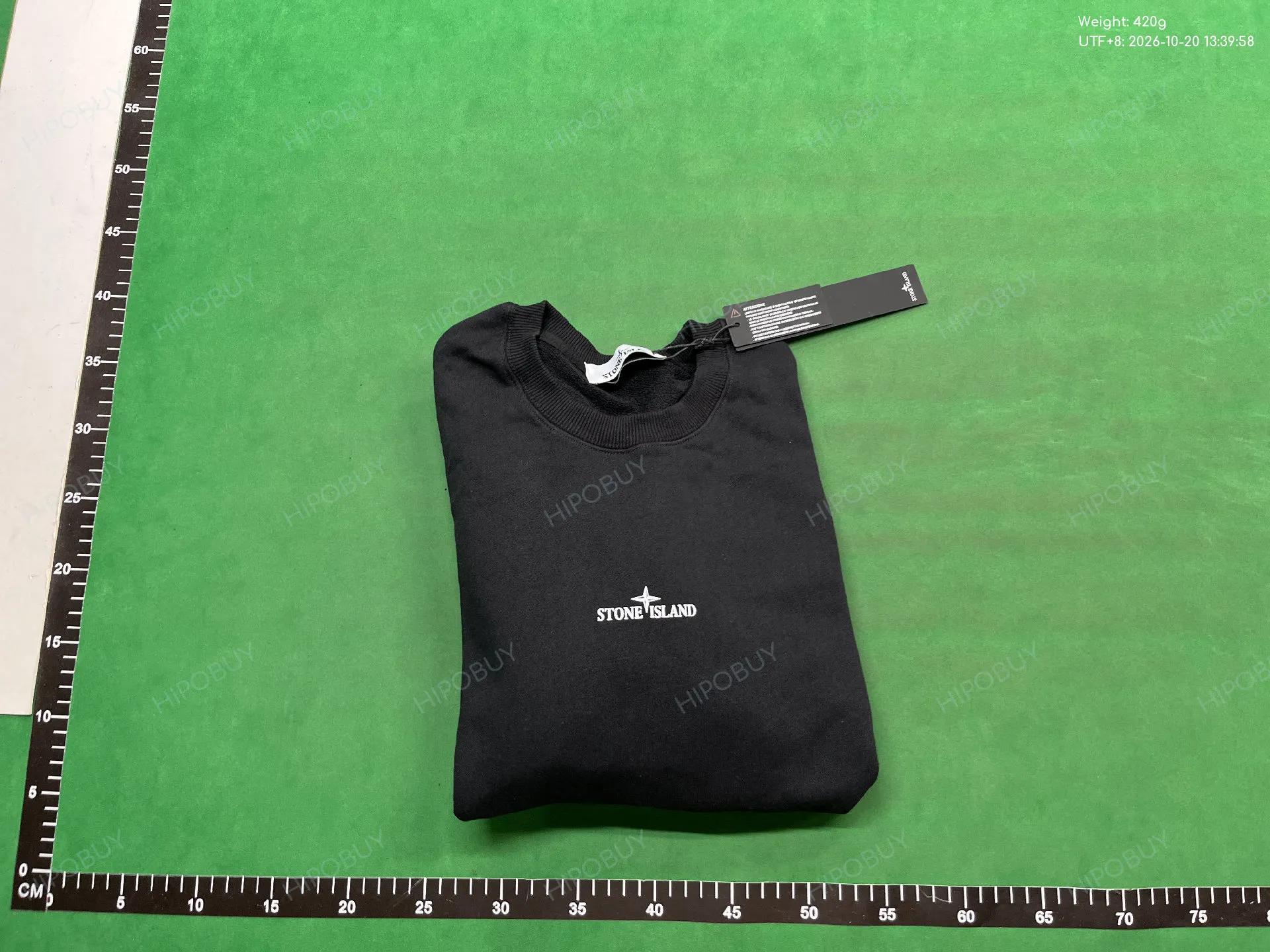 Foto QC 4 de Stone Island Crewneck Sweater Back Graphic Logo Black