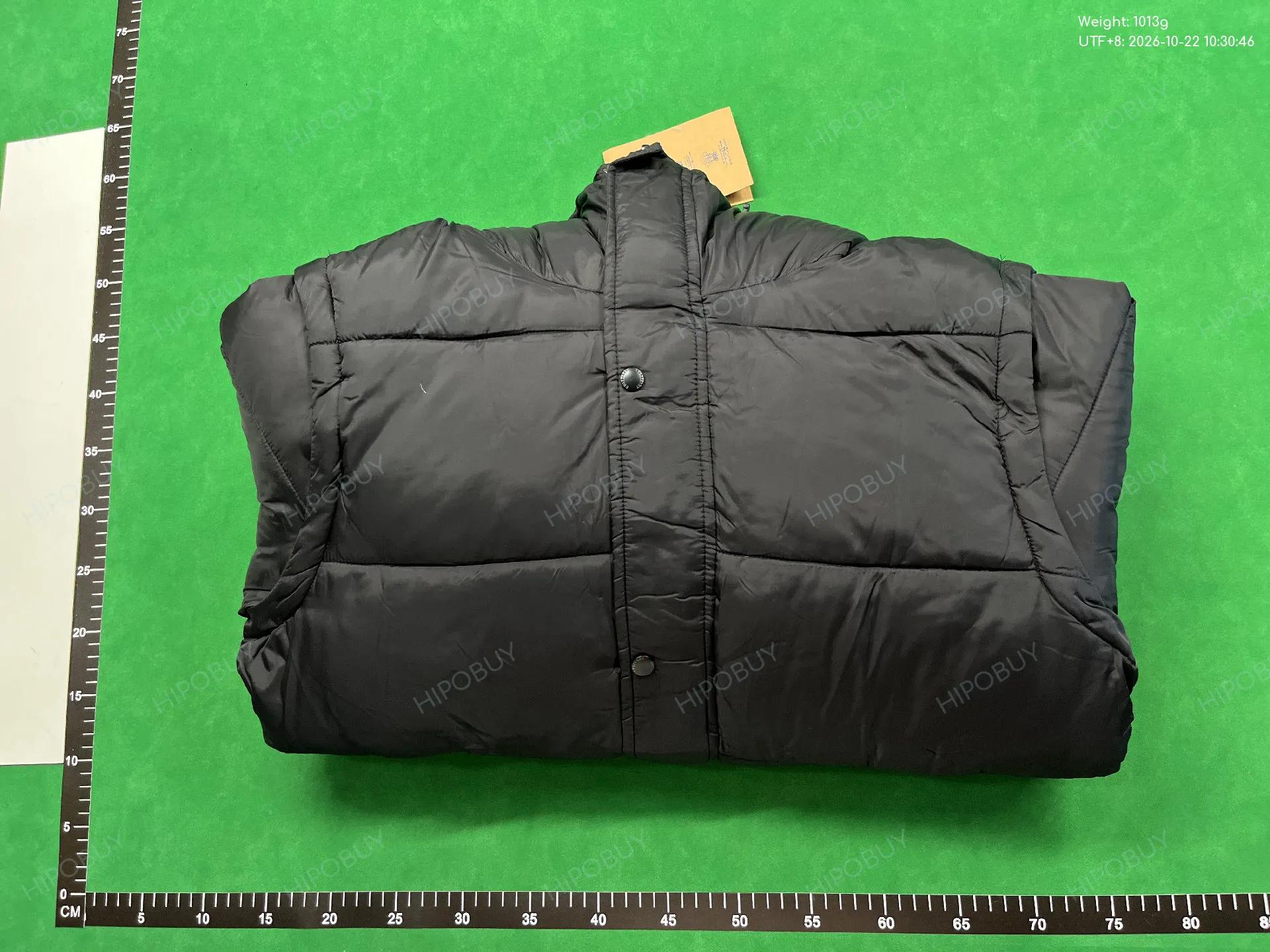 Foto QC 4 de Other Puffer Down Jacket Detachable Sleeves Hooded Black