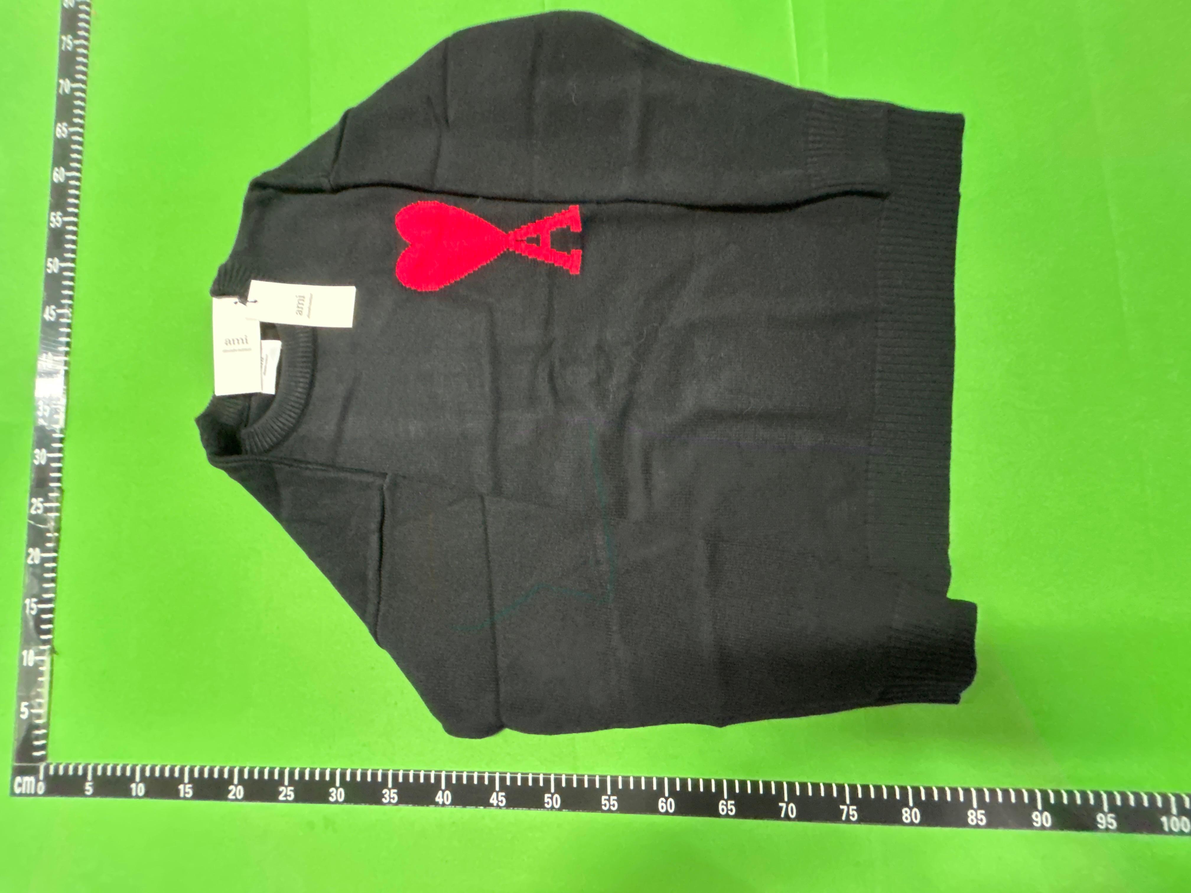 Foto QC 3 de Ami Paris Ami de Coeur Crewneck Sweater Off White