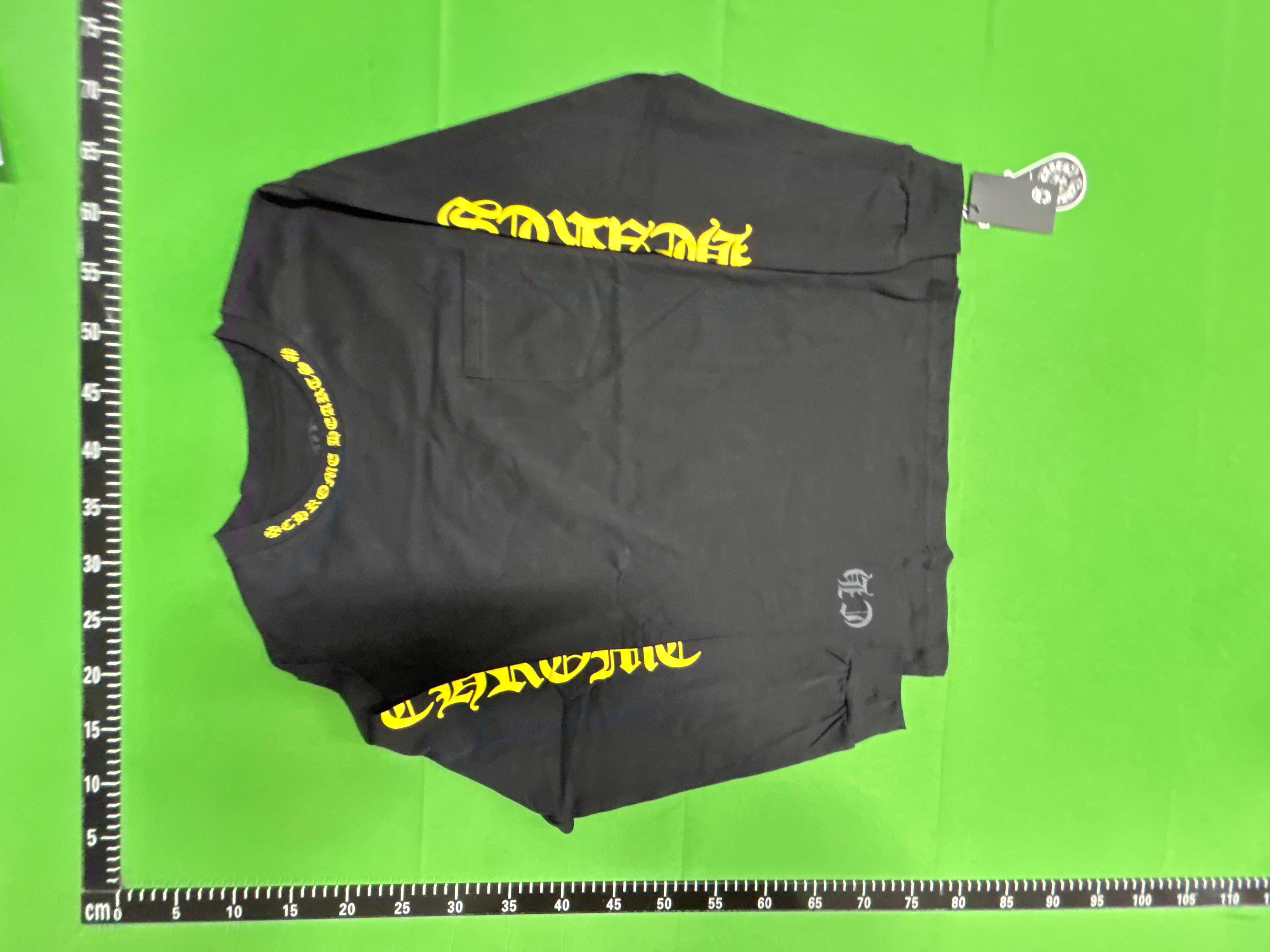 Foto QC 3 de Chrome Hearts T-shirt Multi Color Cross Cemetery Long Sleeve Black