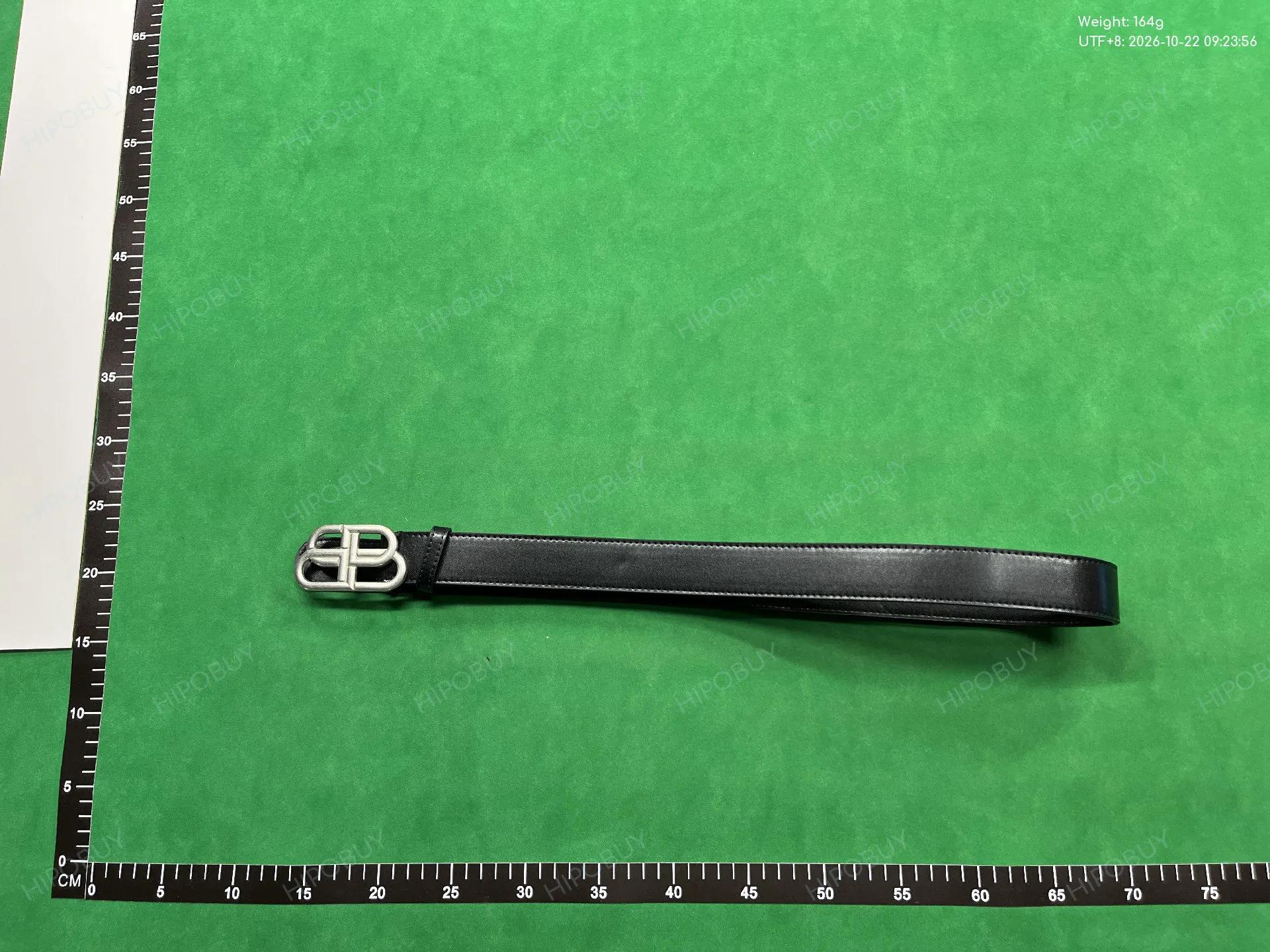Foto QC 1 de Balenciaga BB Belt Black