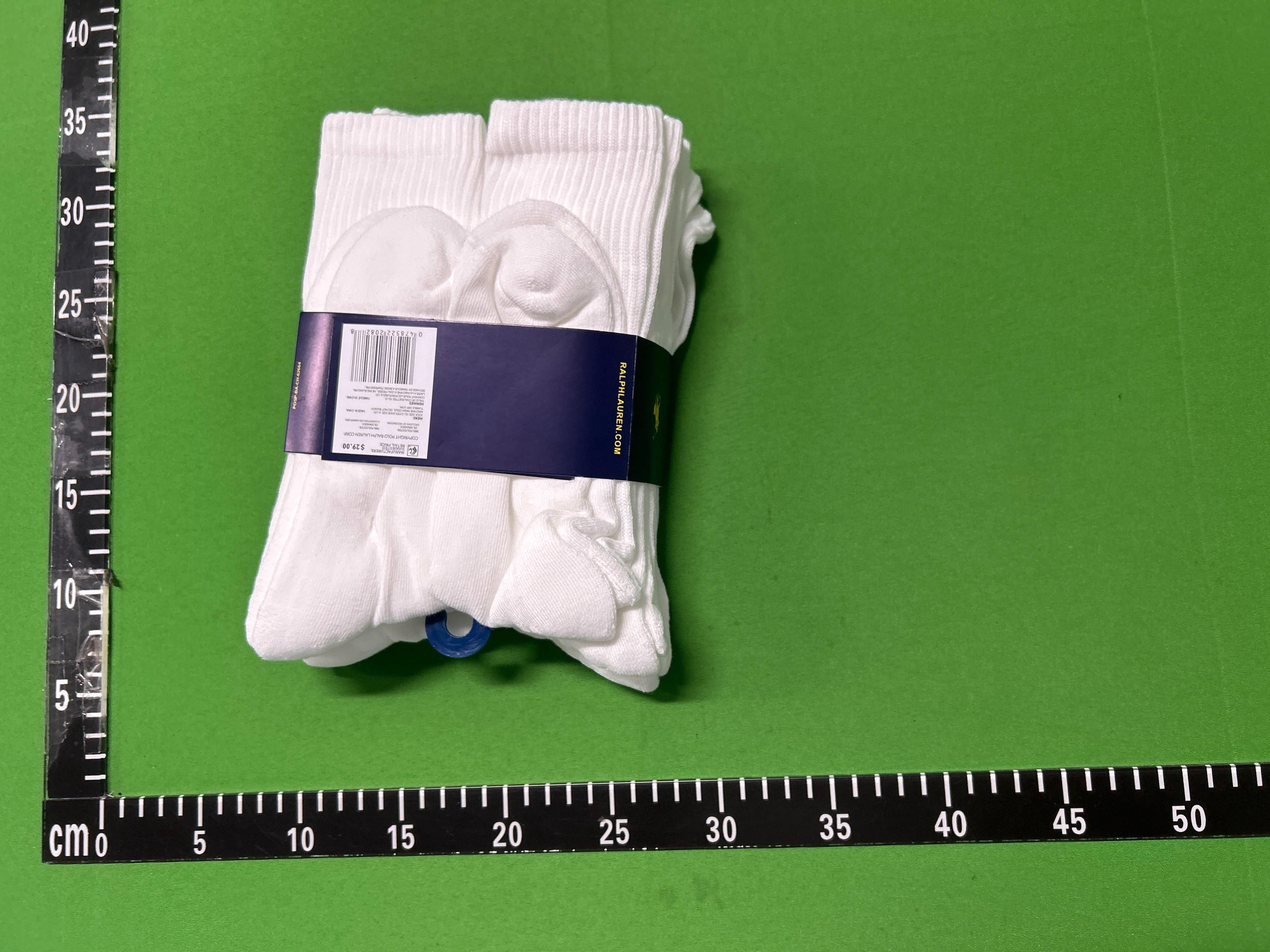 Foto QC 2 de Polo Ralph Lauren Classic Sport Ankle Socks 6-Pack White