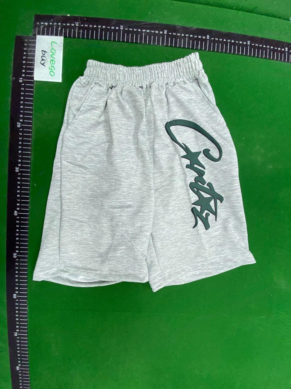 Foto QC 3 de Corteiz Alcatraz Sweat Shorts Puff Print Baby Blue