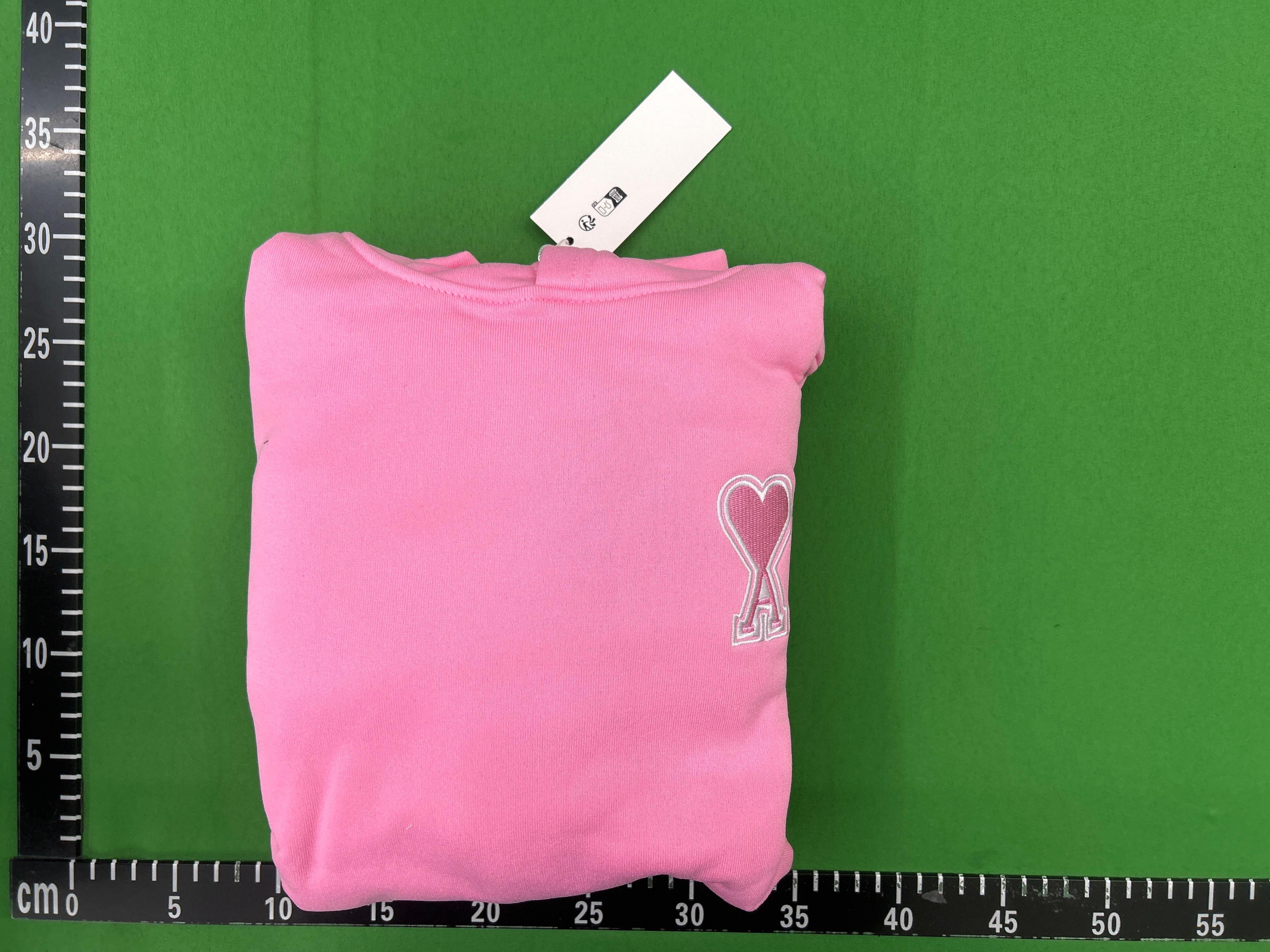 Foto QC 5 de Ami Paris Heart Logo Hoodie White
