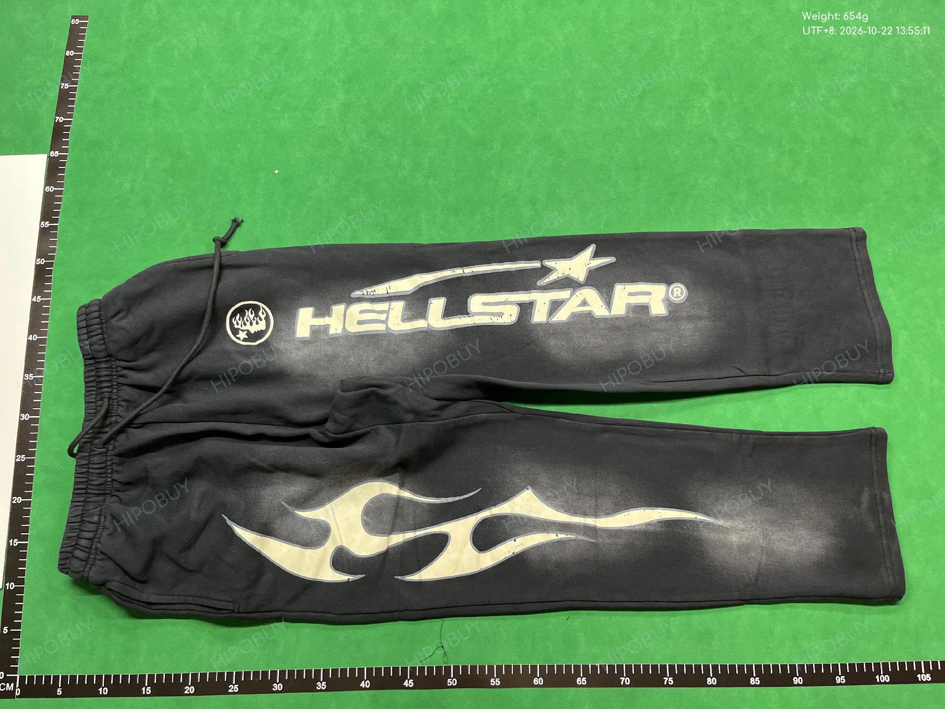 Foto QC 6 de Hellstar Hoodie Brain Logo Washed Zip-Up Black