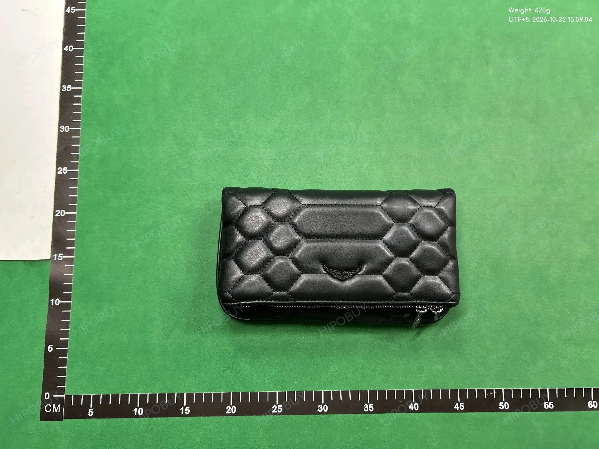 Foto QC 8 de Zadig & Voltaire Quilted Duo Wings ZV Bag Black