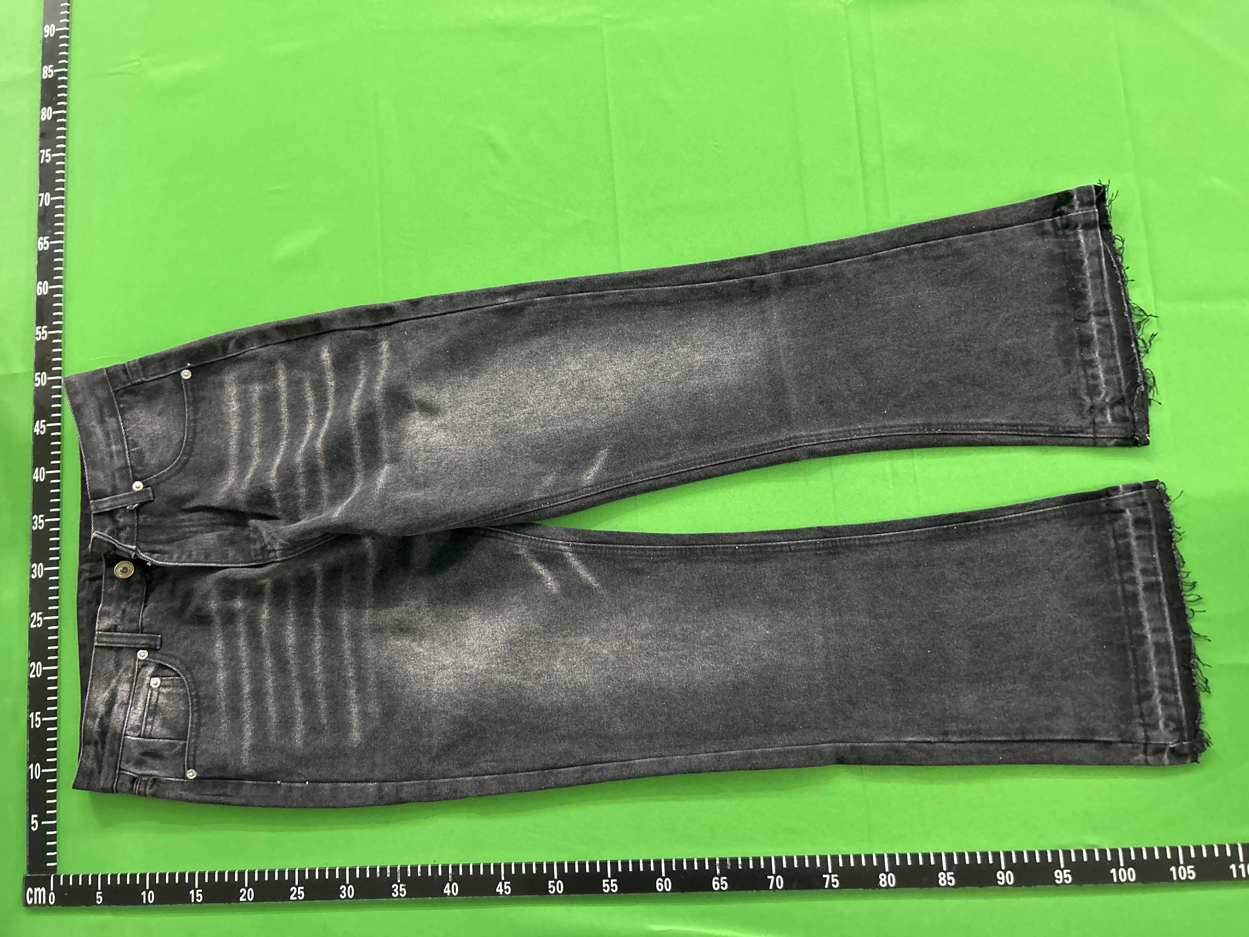 Foto QC 3 de RDT 507 Jeans Distressed Hem Clean Fit Smoke Grey