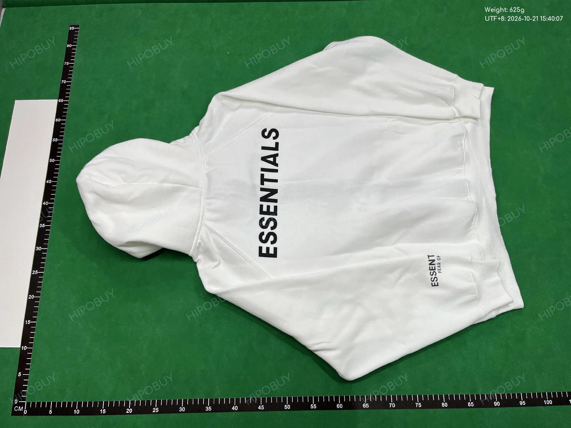 Foto QC 7 de Fear of God Essentials Crewneck Sweater Silicone Logo White