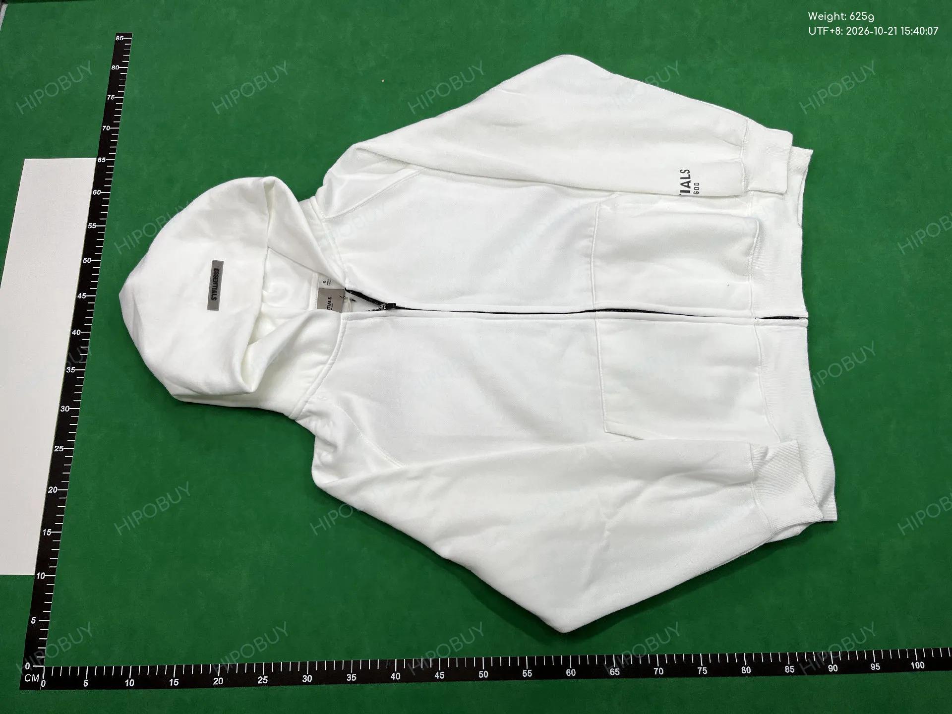 Foto QC 6 de Fear of God Essentials Crewneck Sweater Silicone Logo White
