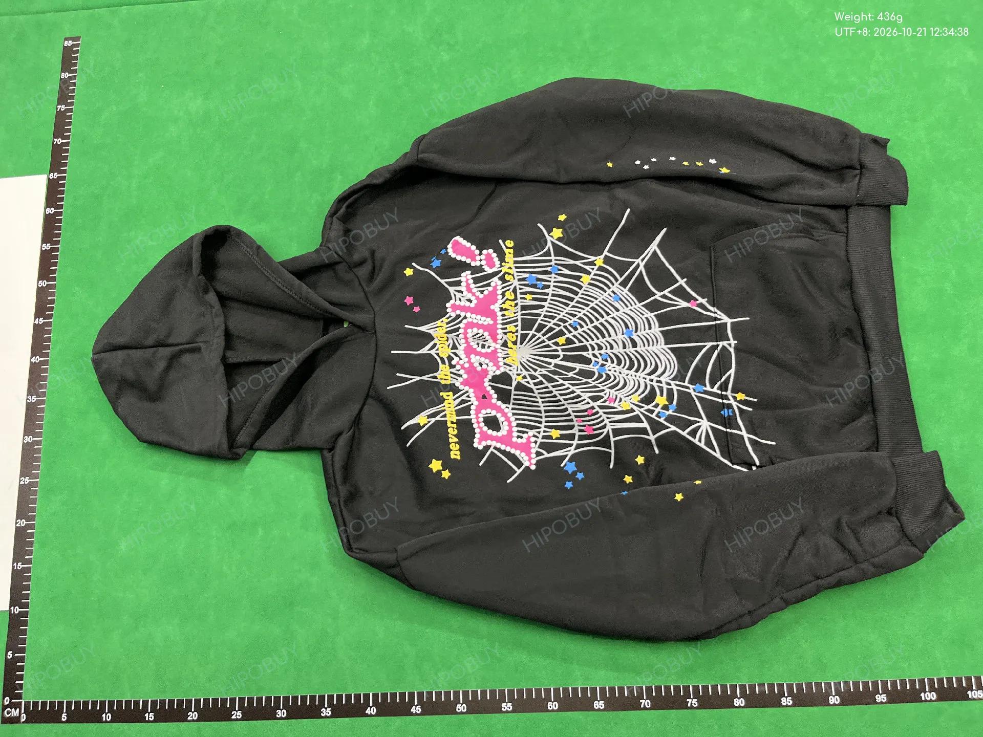 Foto QC 6 de Sp5der Web Logo Hoodie Pink