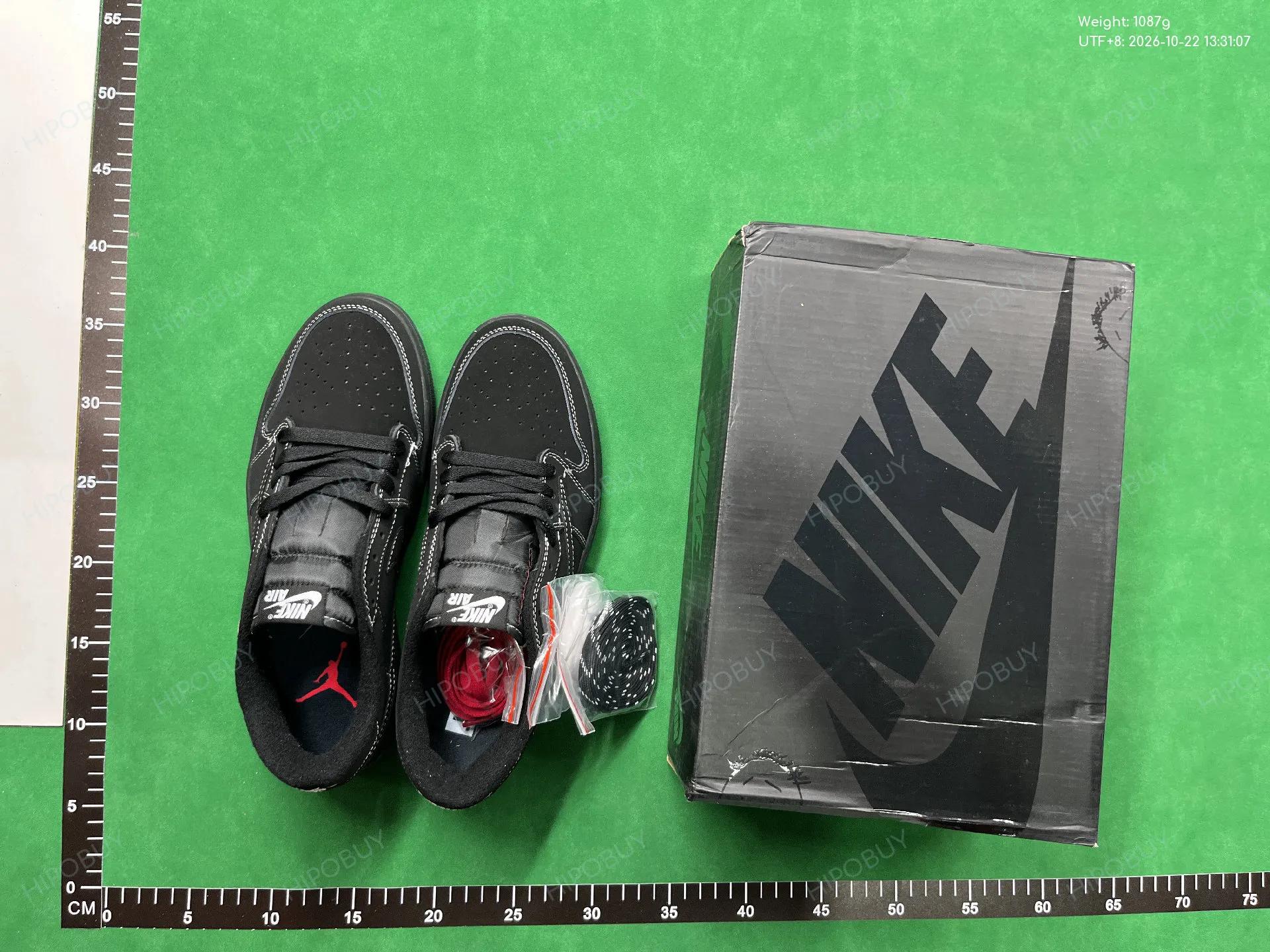 Foto QC 6 de Jordan 1 Retro Low OG SP Travis Scott Black Phantom DM7866-001
