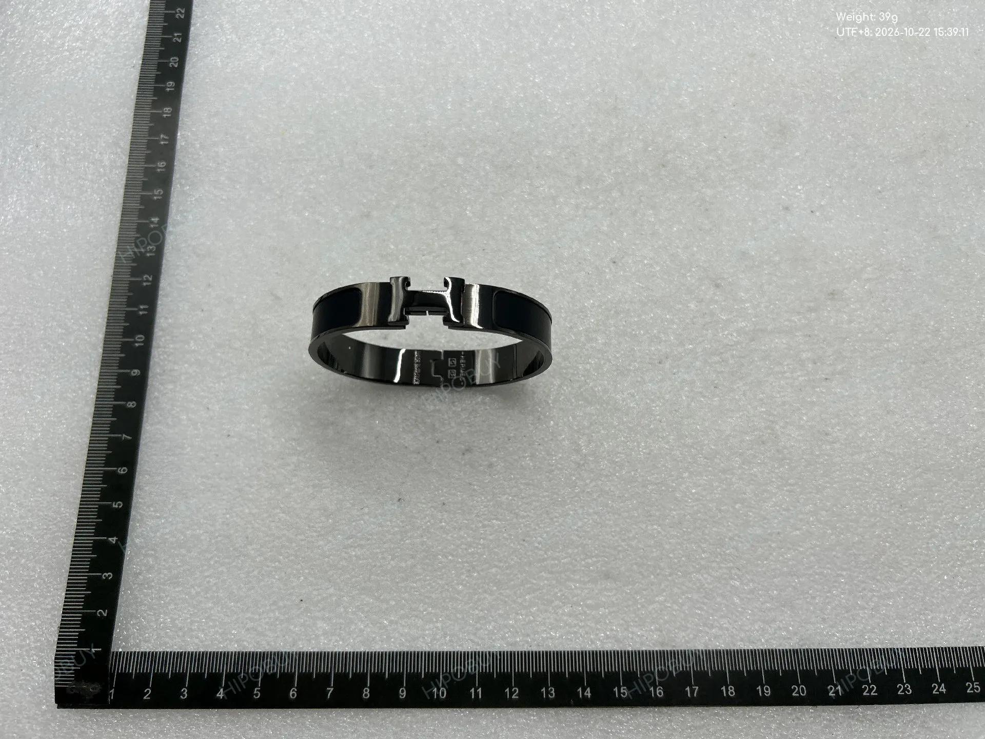 Foto QC 7 de Hermes Clic HH Bracelet Metal Black
