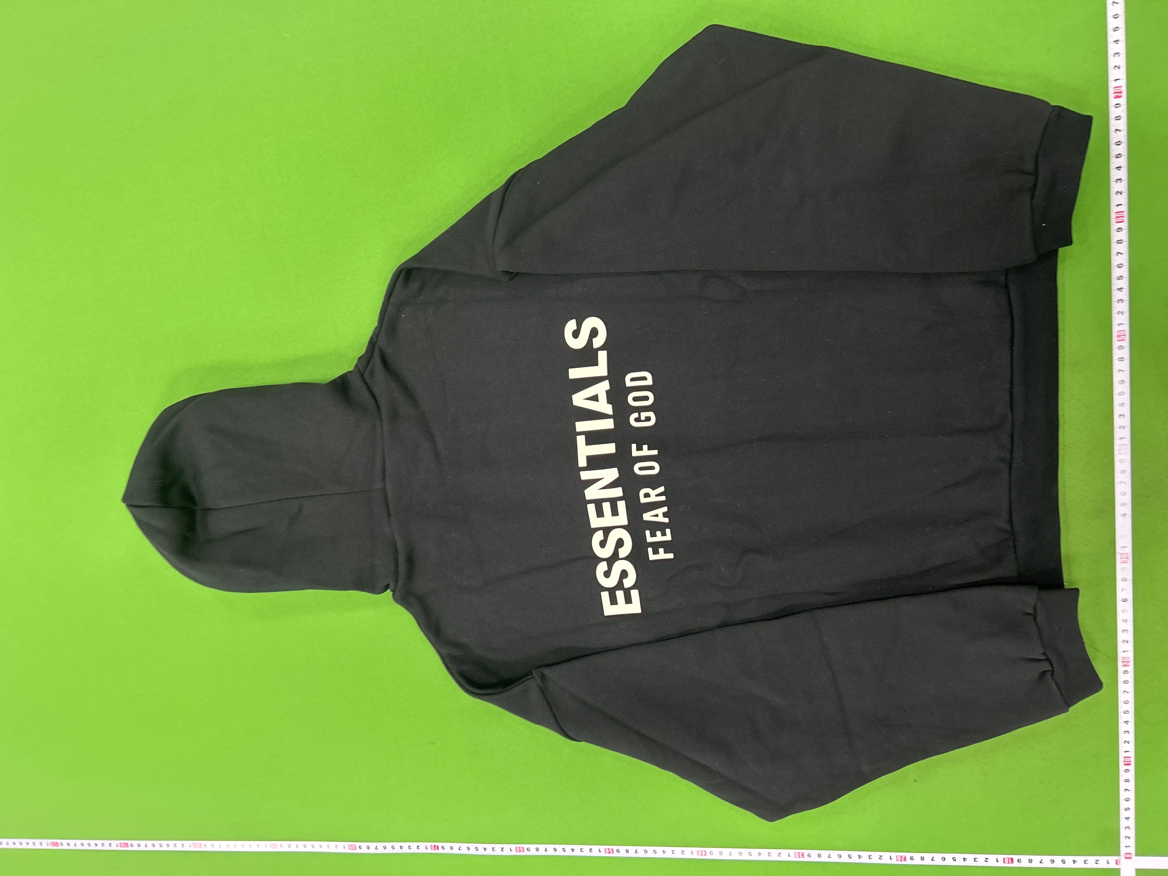Foto QC 5 de Fear of God Essentials Hoodie Logo Heather Wood