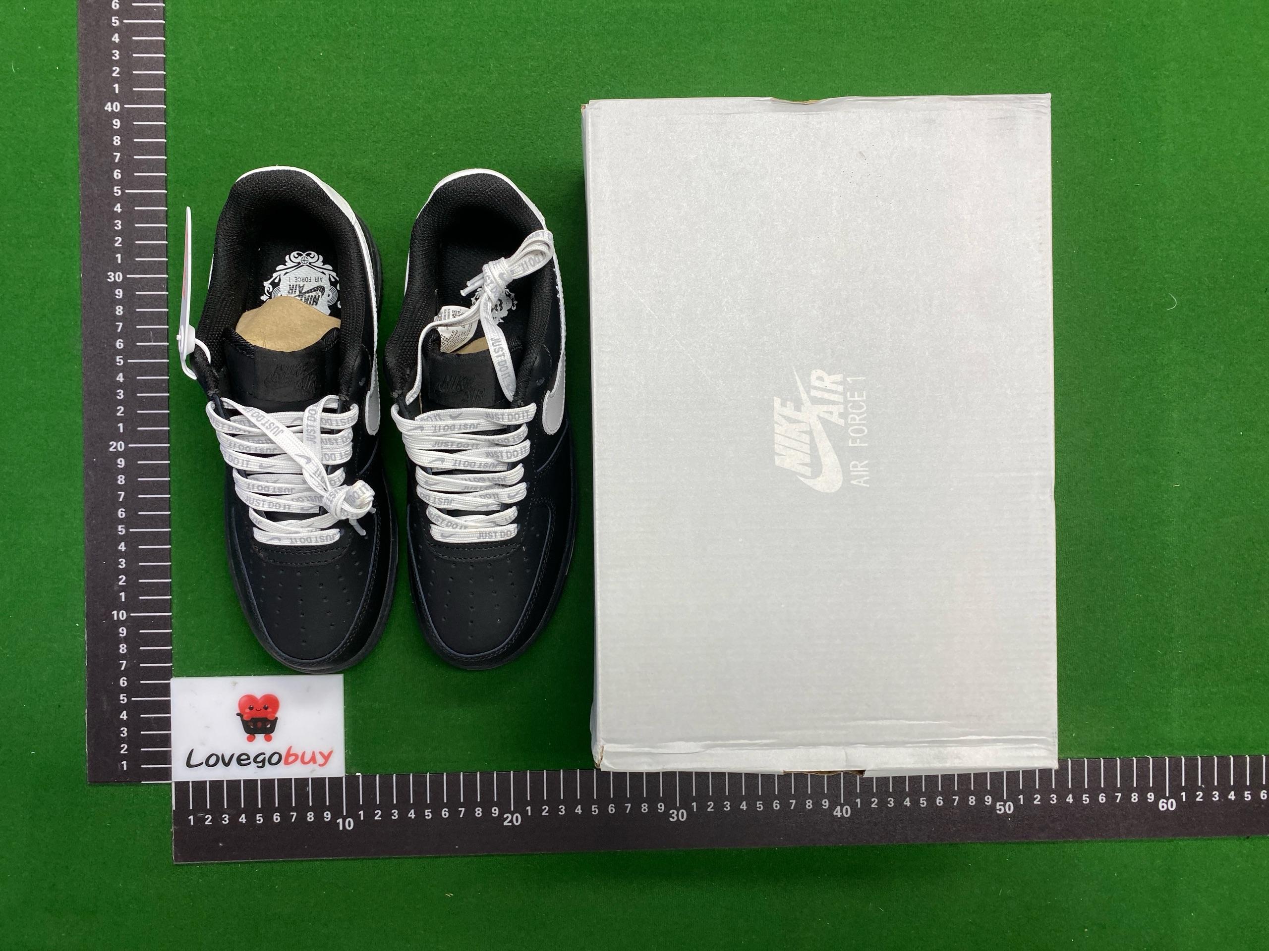 Foto QC 2 de Nike Air Force 1 '07 LX Black Silver Mini Swoosh HQ1180-001