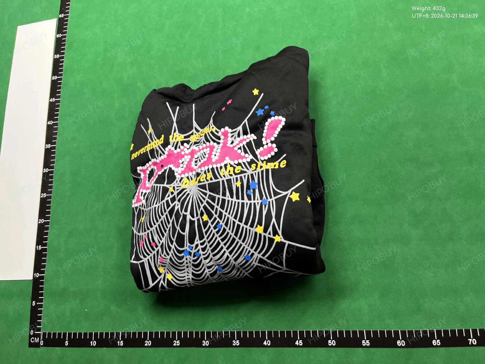 Foto QC 4 de Sp5der Web Logo Hoodie Pink