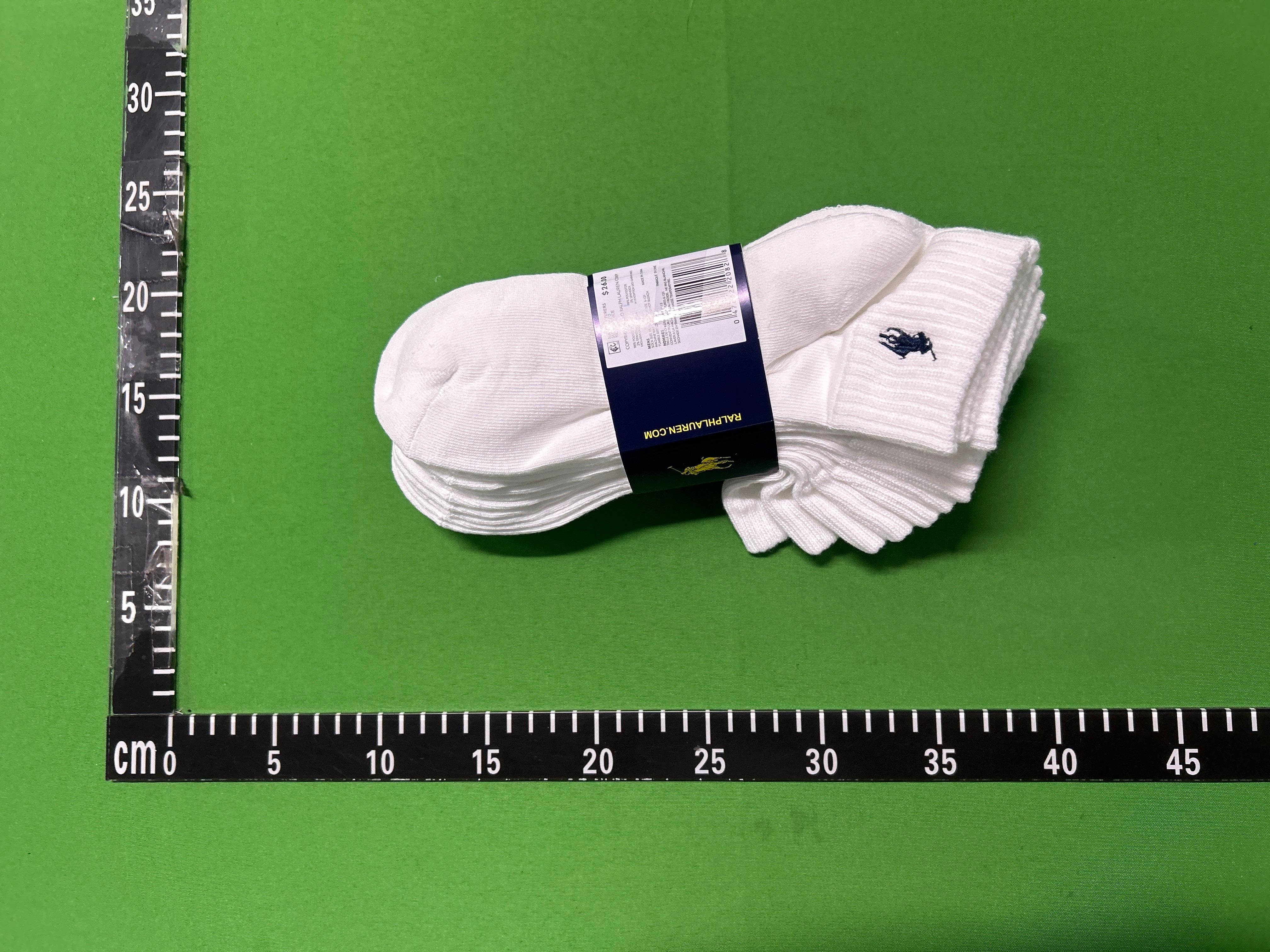 Foto QC 4 de Polo Ralph Lauren Classic Sport Ankle Socks 6-Pack White