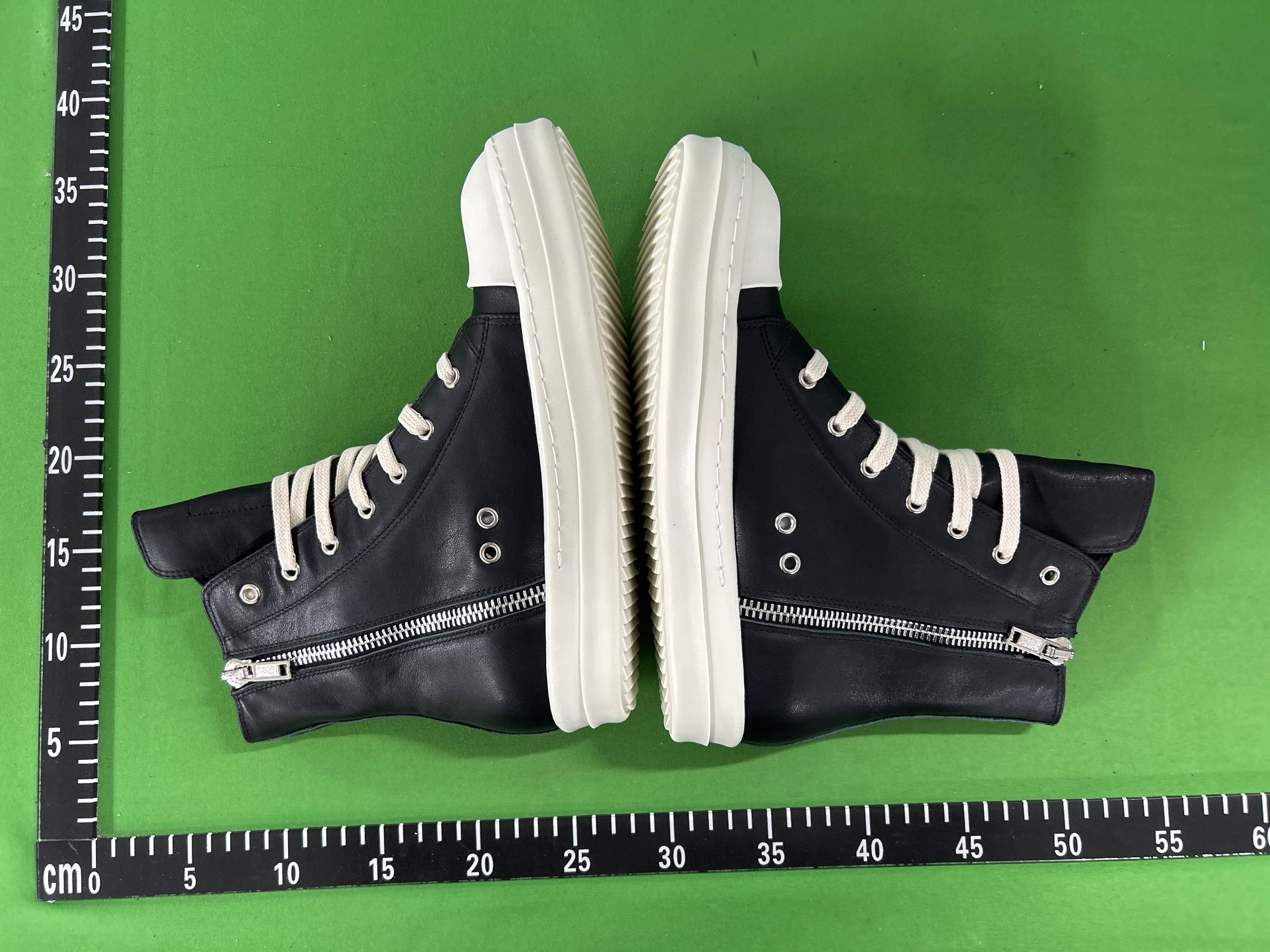 Foto QC 4 de Rick Owens DRKSHDW Megalace Sneaks High Black Milk