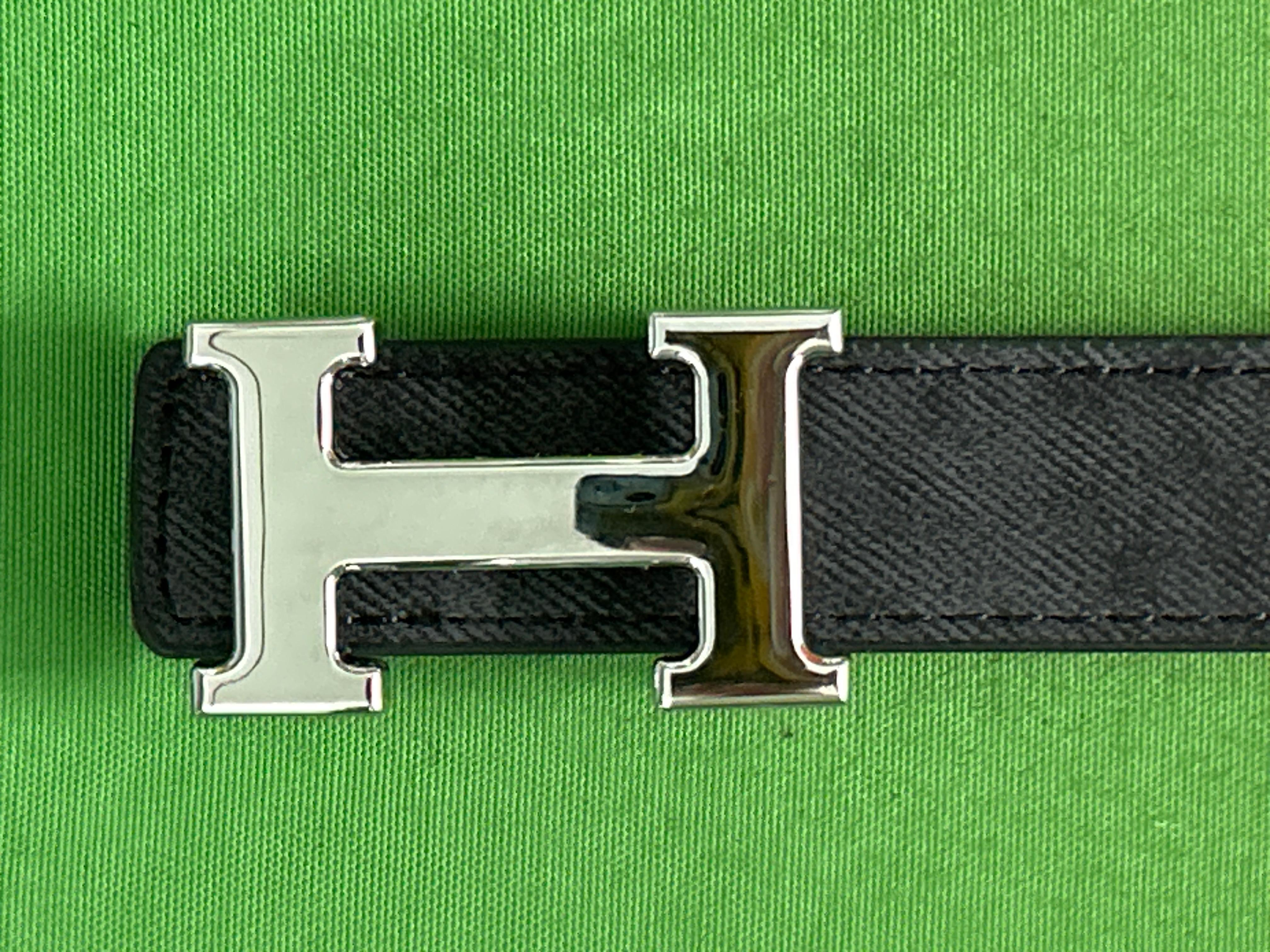 Foto QC 1 de Hermes H Buckle Belt Black