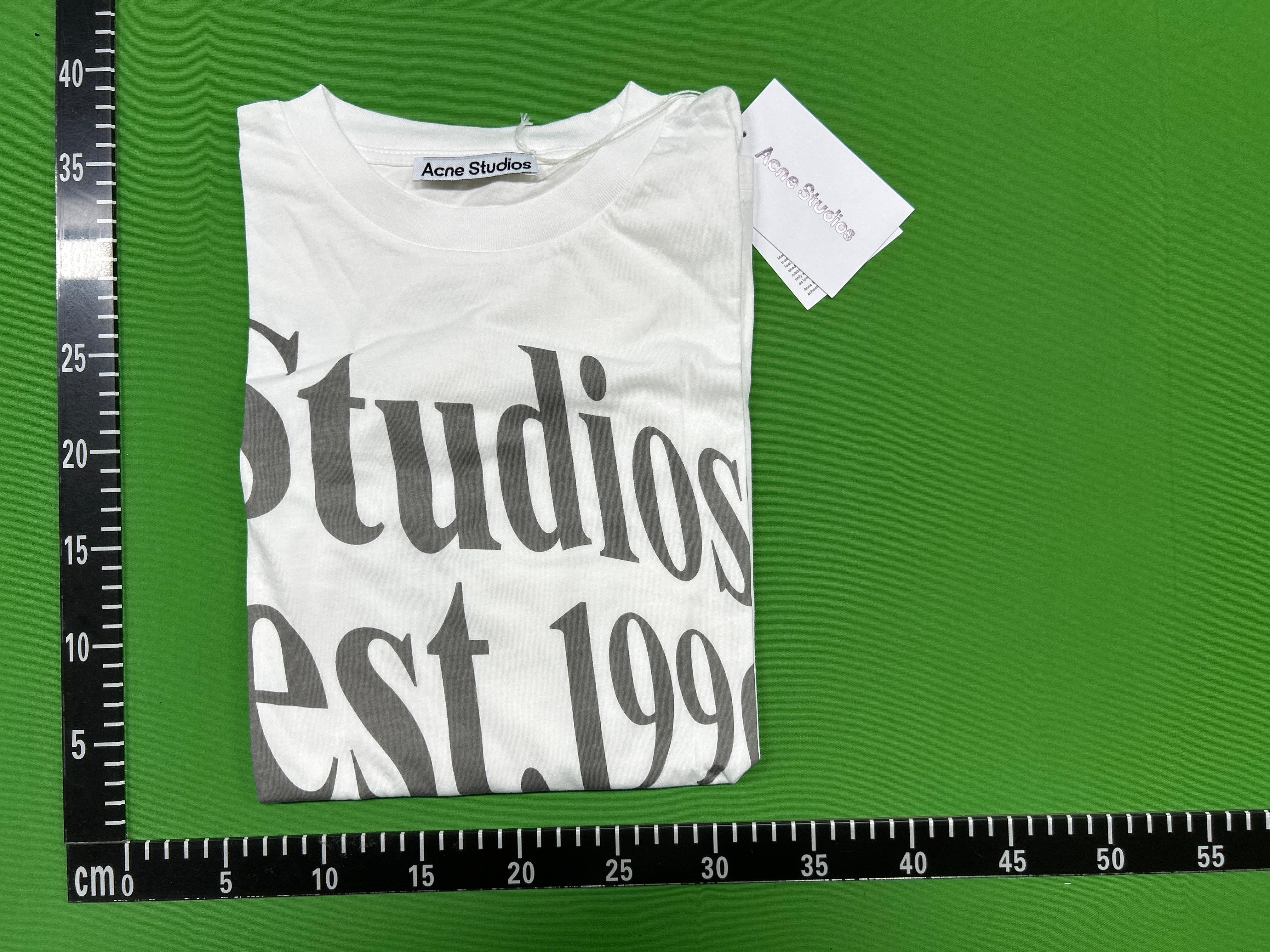 Foto QC 2 de Acne Studios 1996 Logo T-shirt Cornflower Blue