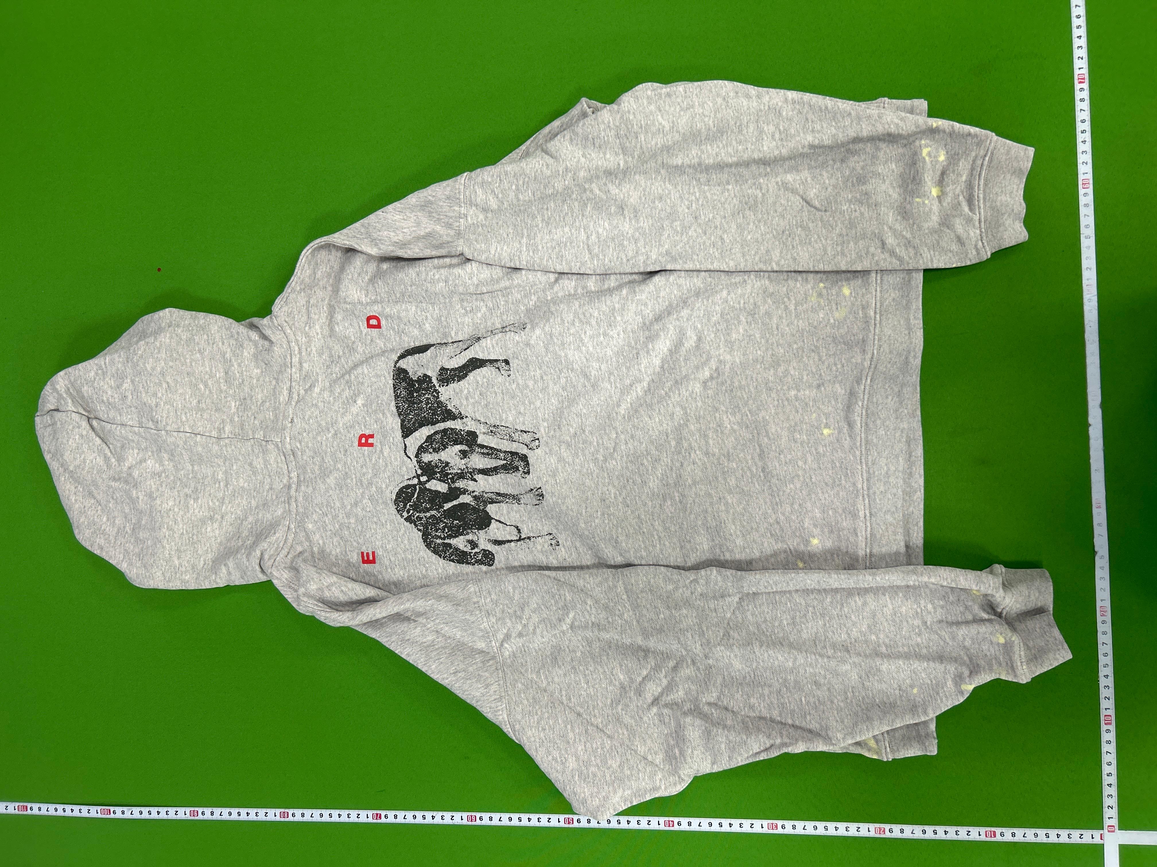 Foto QC 5 de Enfants Riches Déprimés Hoodie Cowboy Pig Graphic Zip Up Washed Black