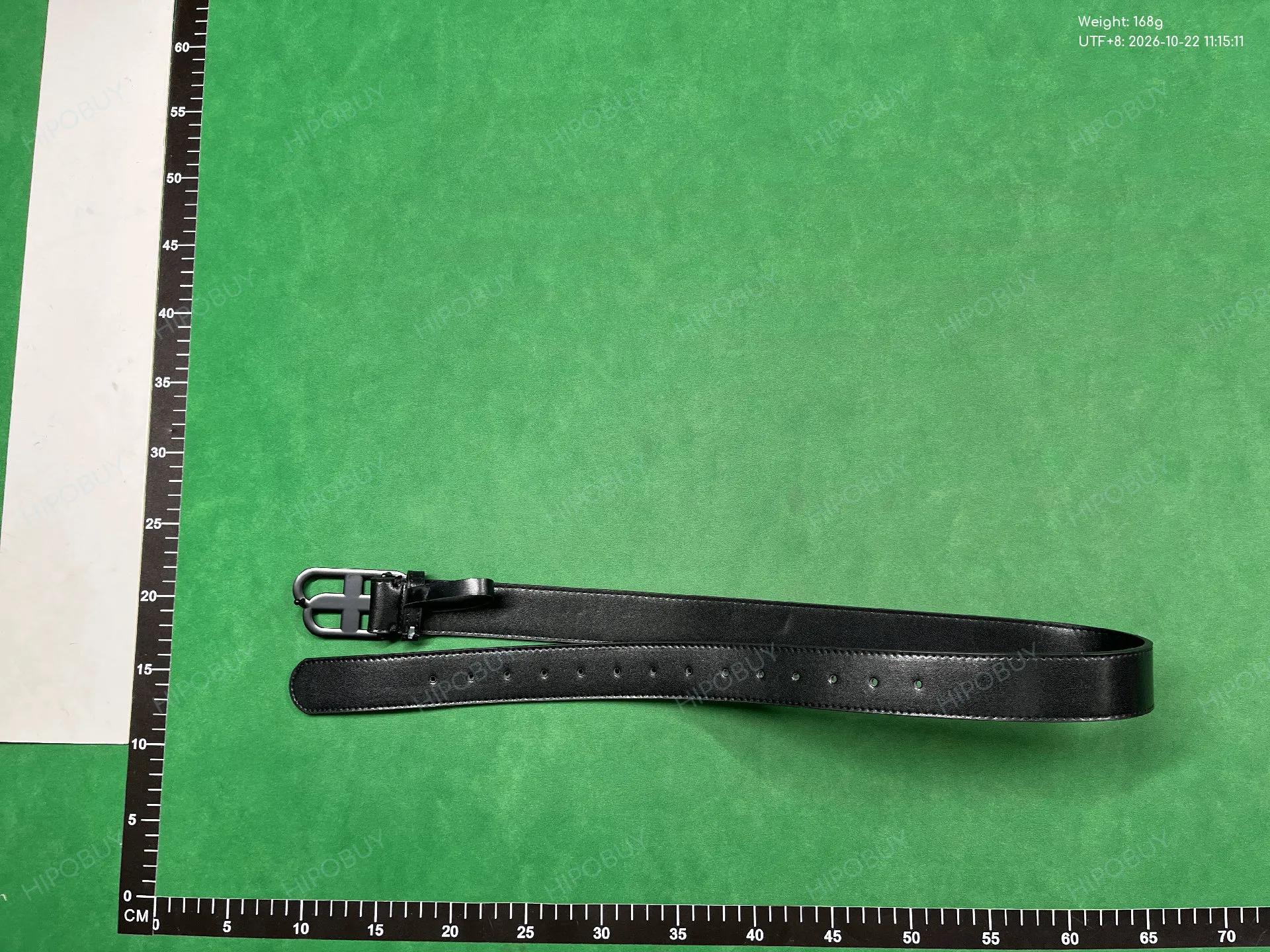 Foto QC 5 de Balenciaga BB Belt Black