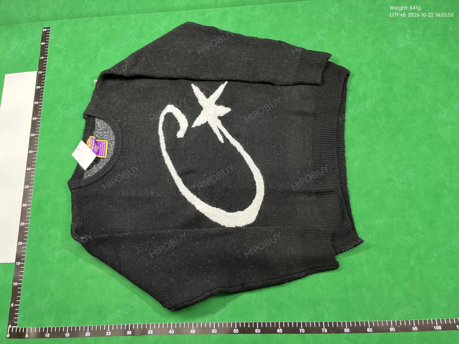 Foto QC 6 de Corteiz Mohair Crewneck Sweater Black