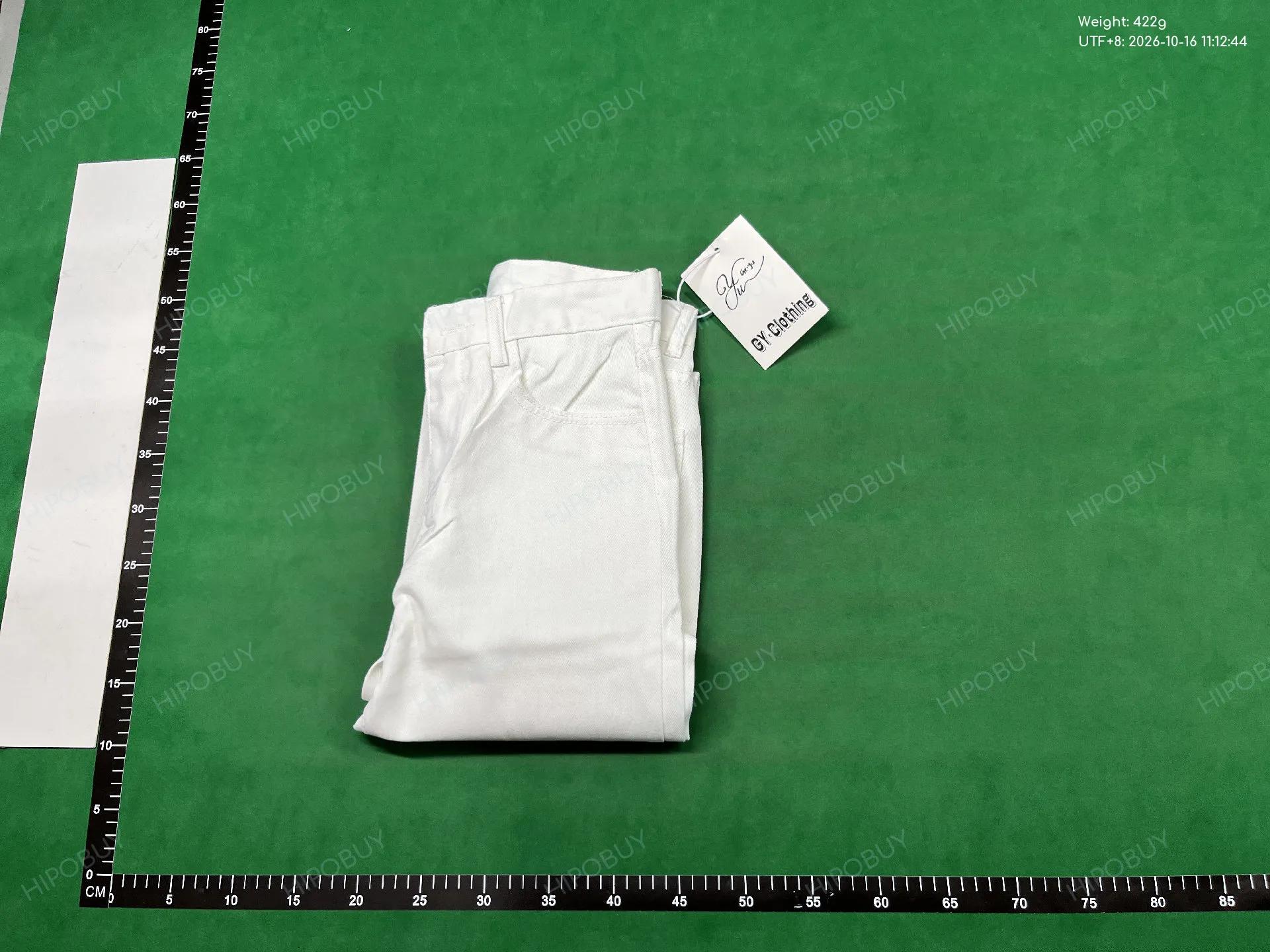 Foto QC 8 de Unbranded Jeans Loose Straight White