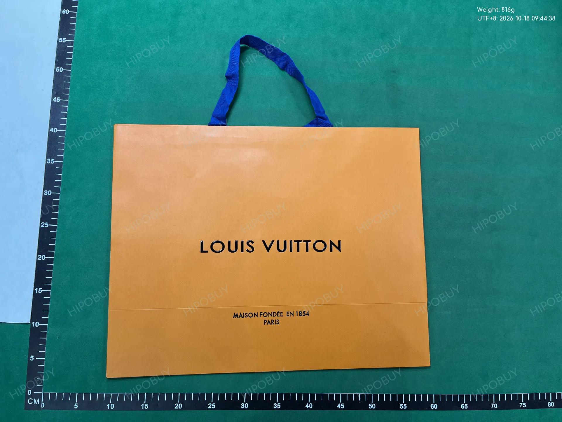 Foto QC 1 de Louis Vuitton Paper Shopping Bag Orange