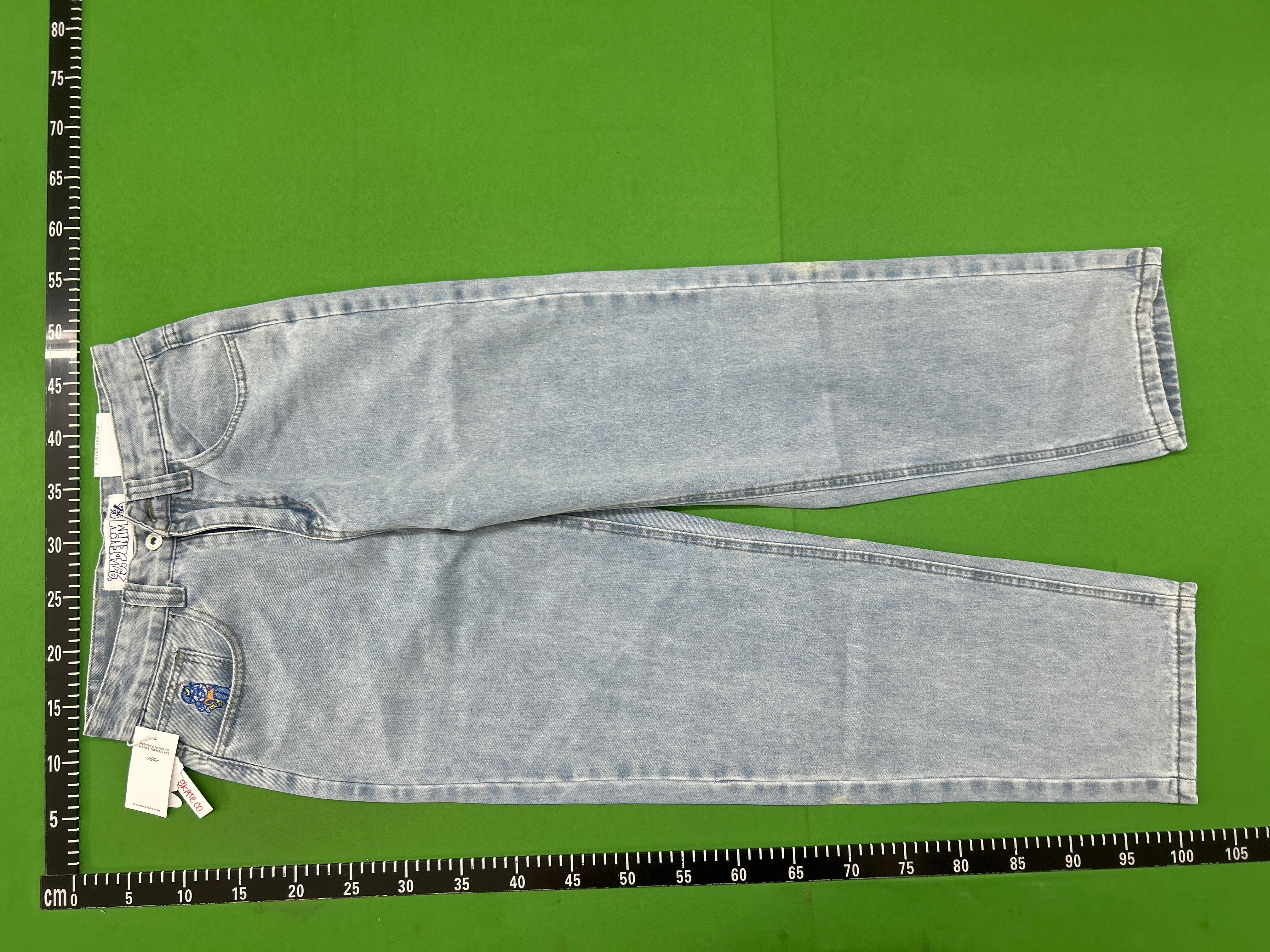 Foto QC 3 de Dime Denim Shorts Loose Light Blue