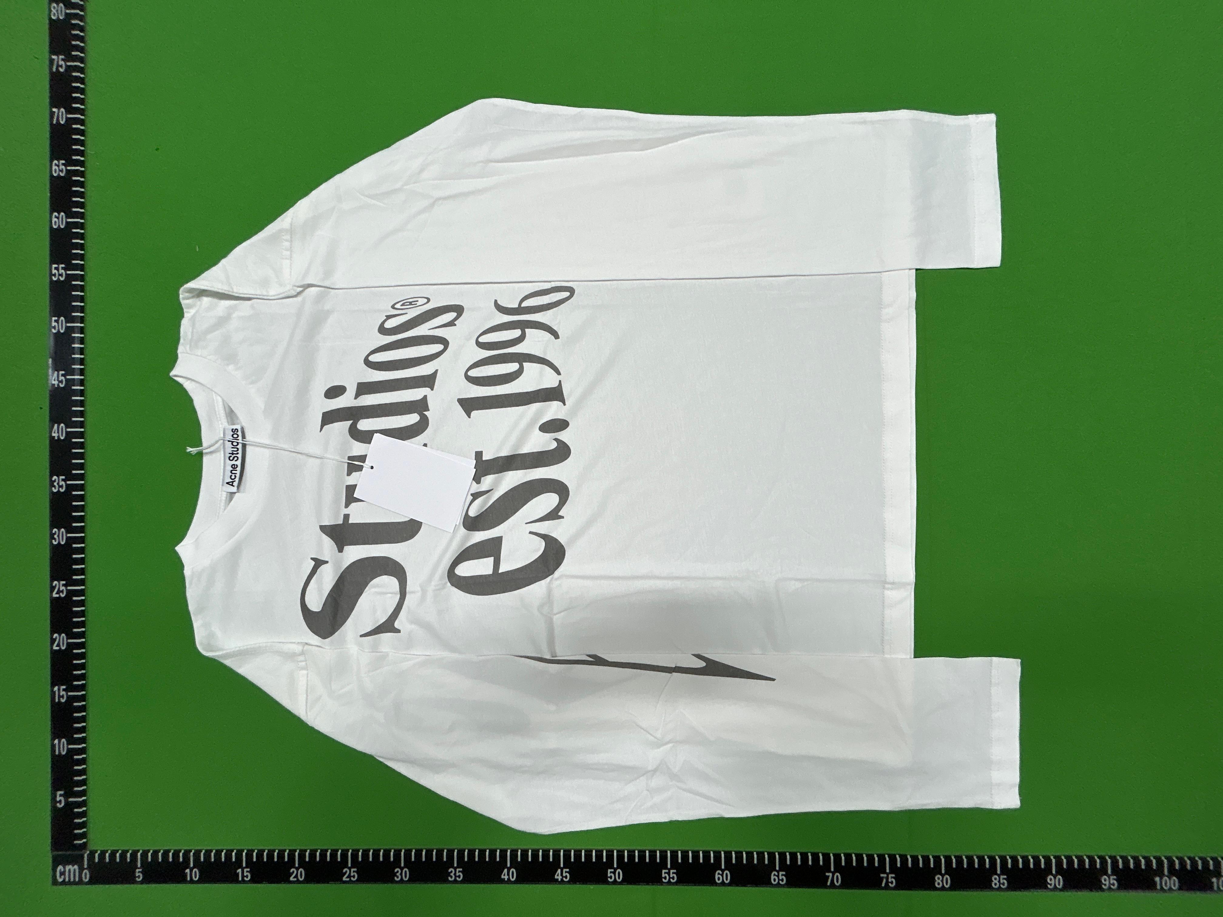 Foto QC 4 de Acne Studios 1996 Logo T-shirt Cornflower Blue
