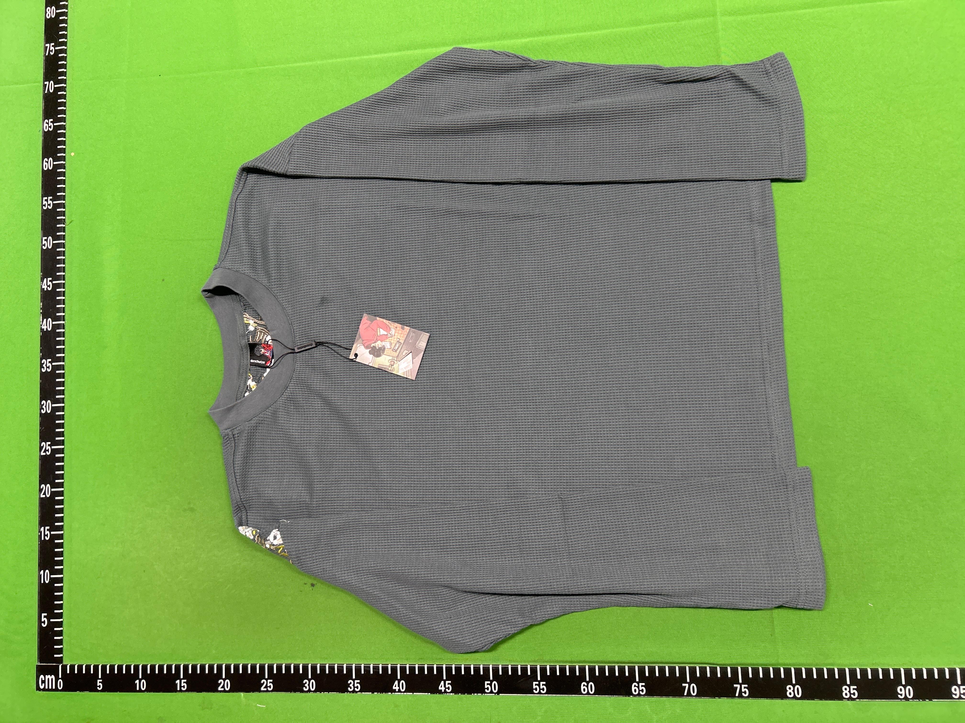 Foto QC 3 de Derschutze Blossom Waffle Longsleeve T-shirt Anthracite