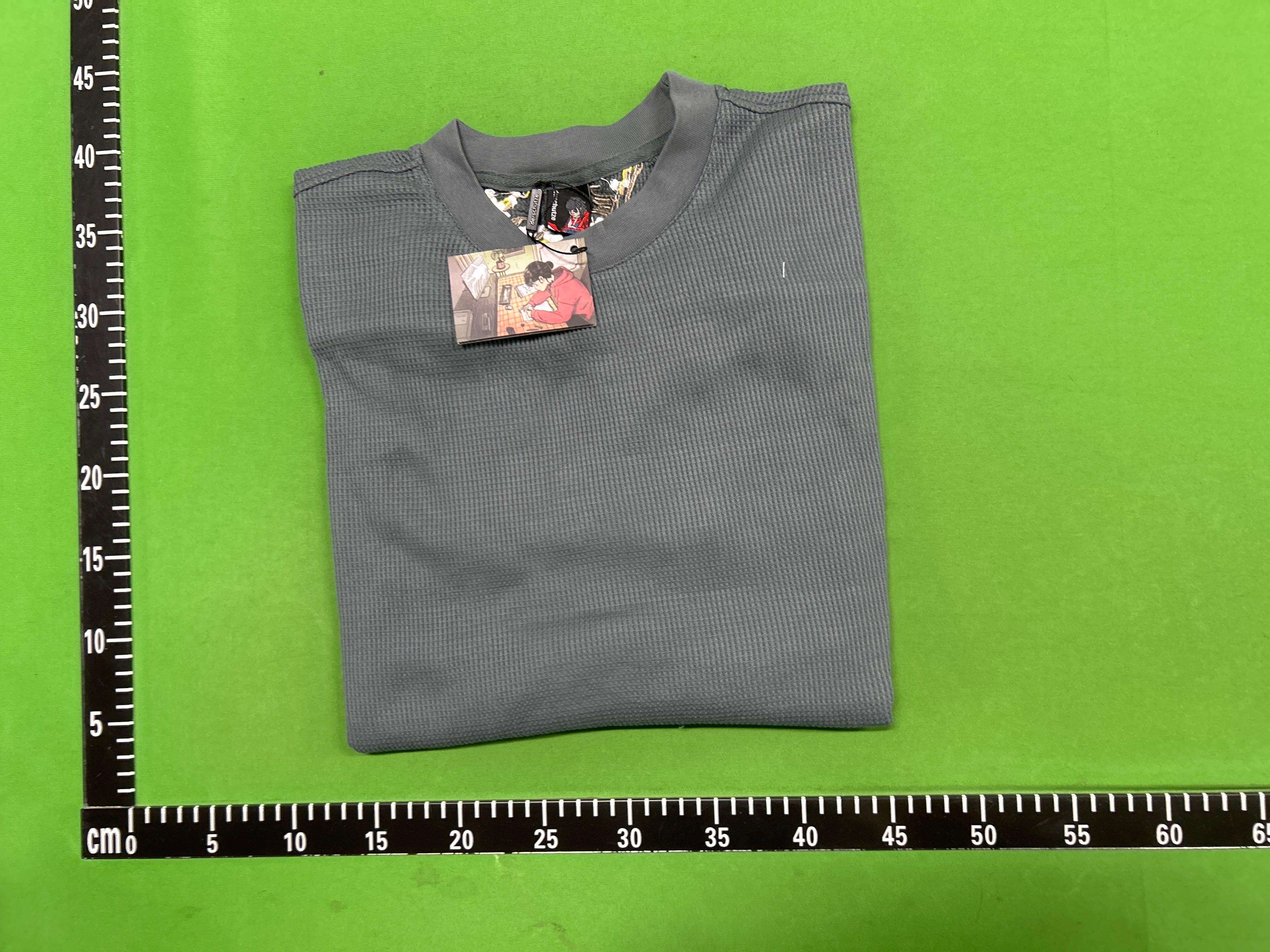 Foto QC 1 de Derschutze Blossom Waffle Longsleeve T-shirt Anthracite