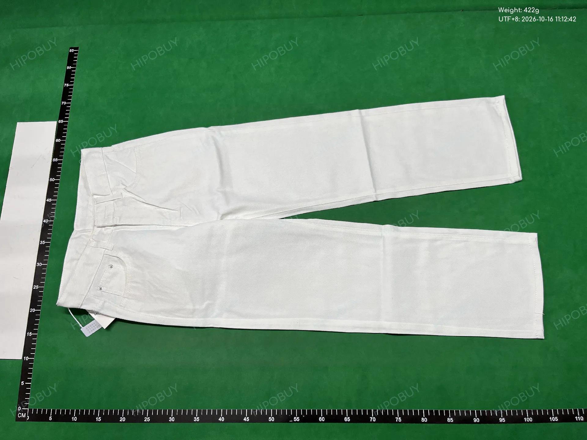Foto QC 6 de Unbranded Jeans Loose Straight White