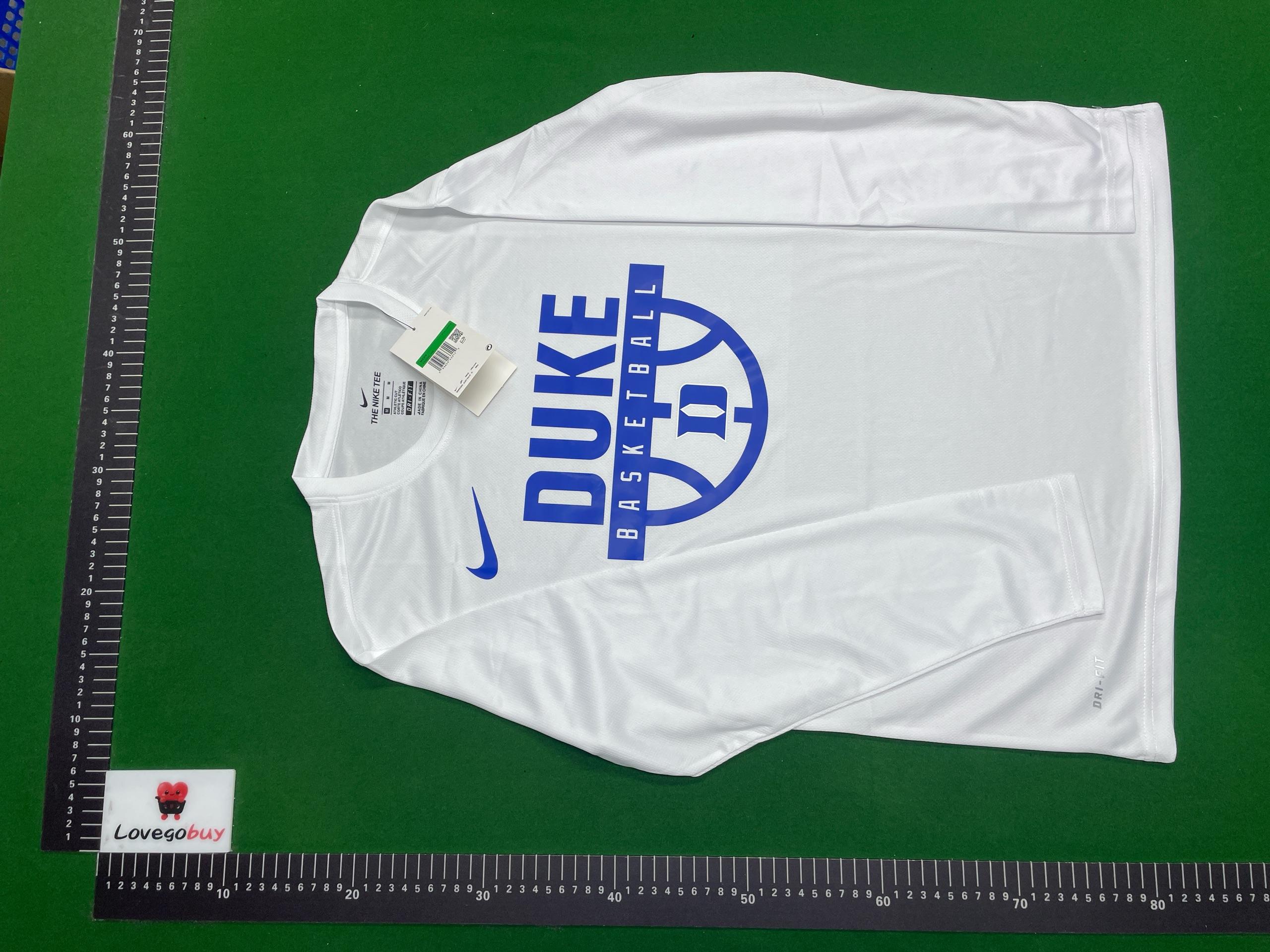 Foto QC 6 de Nike Duke Dri-FIT T-shirt Basketball Graphic Long-Sleeve Blue