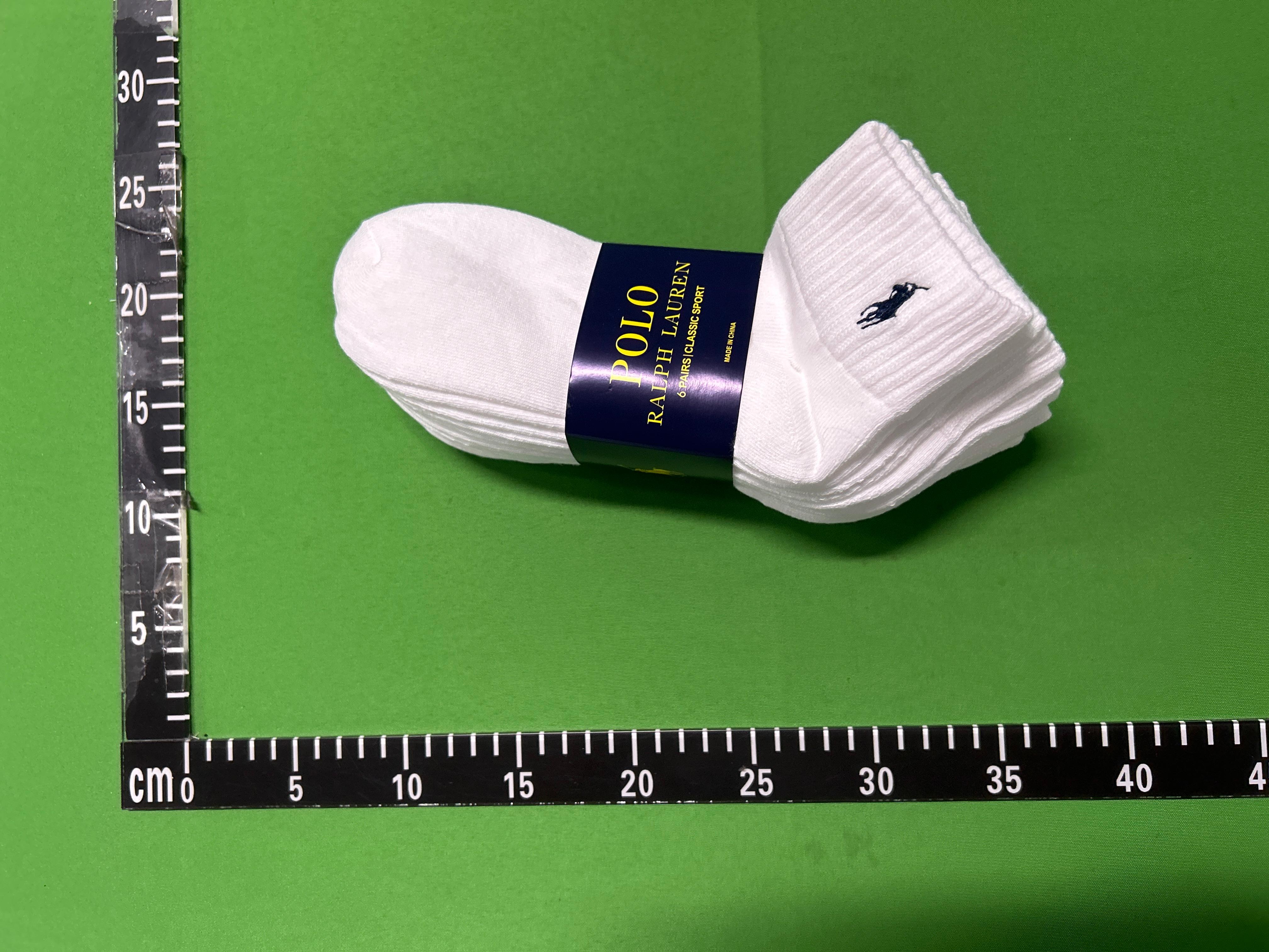 Foto QC 5 de Polo Ralph Lauren Classic Sport Ankle Socks 6-Pack White