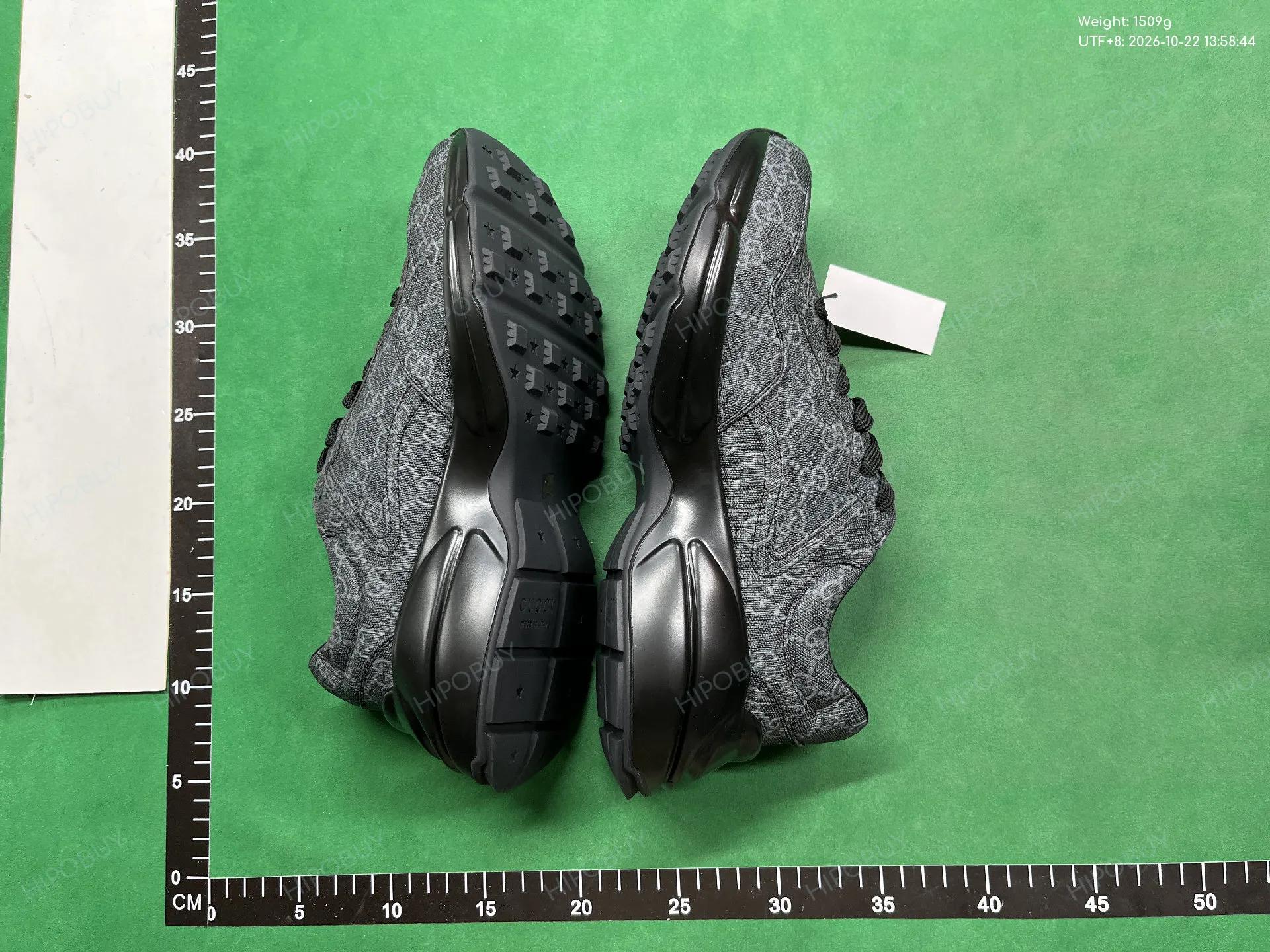 Foto QC 4 de Gucci Rhyton Low GG Supreme Black Grey