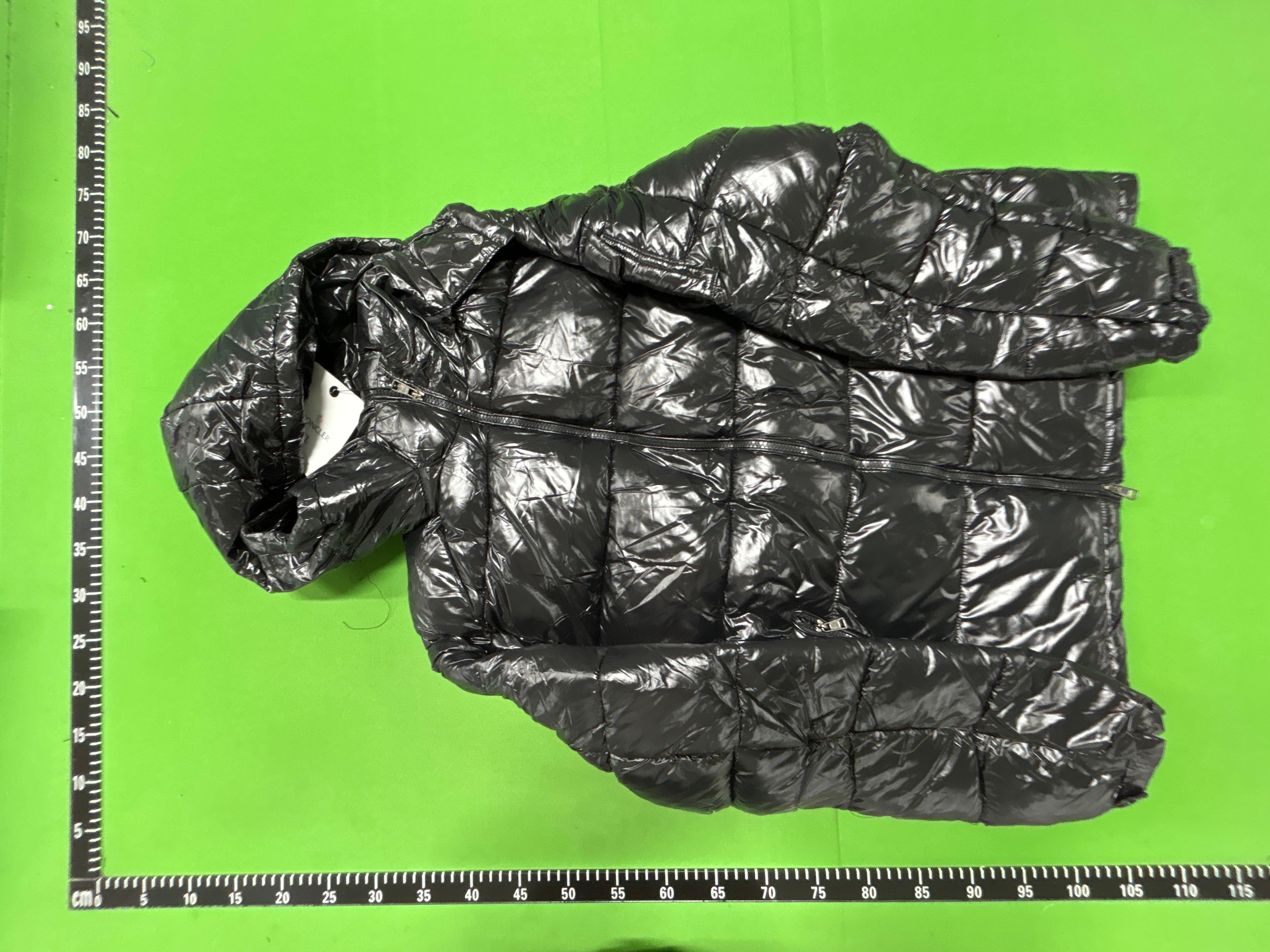 Foto QC 3 de Moncler Maya Down Puffer Jacket Fur Trim Navy